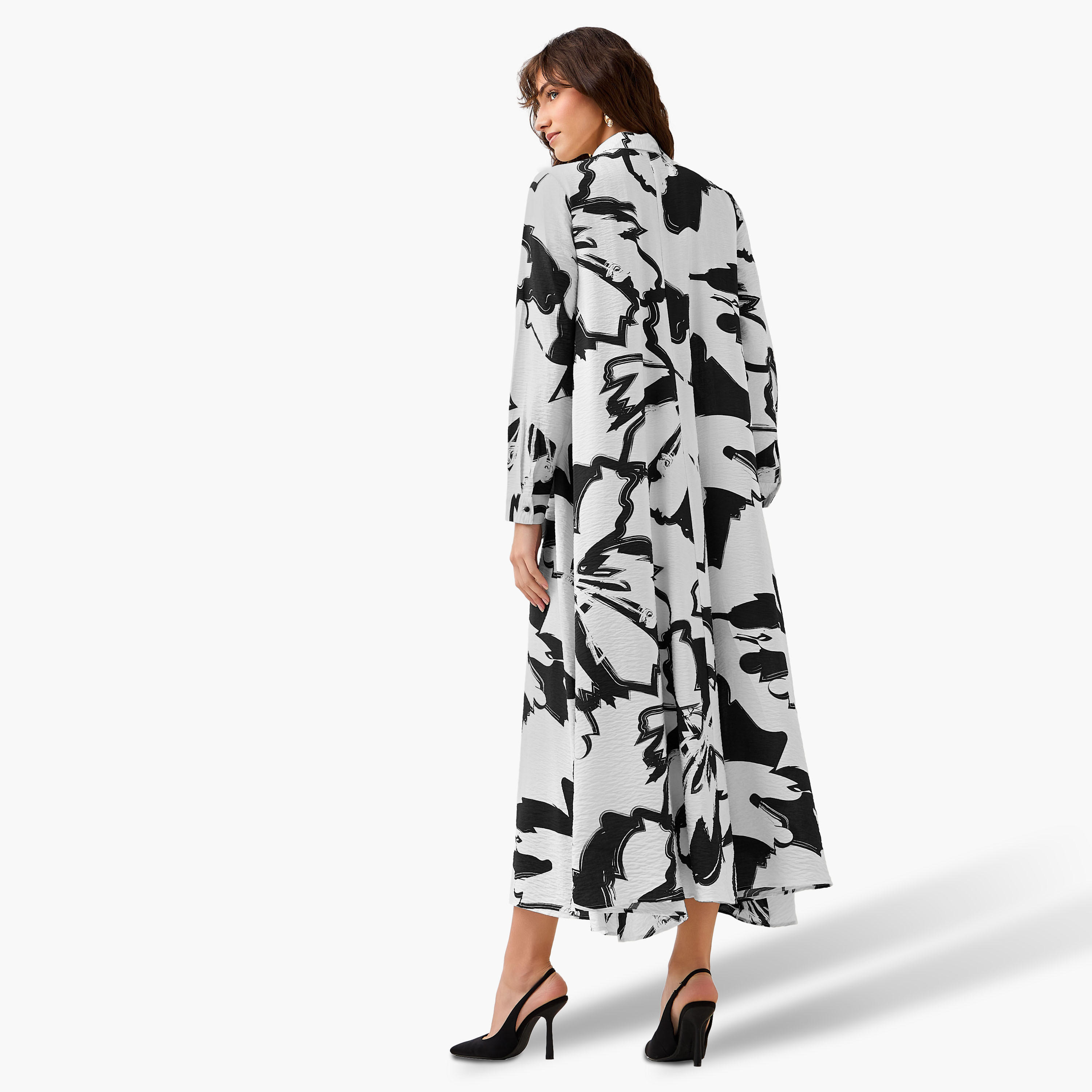 Iconic Printed Shirt Dress with Collar-women-clothing-dresses-image-4