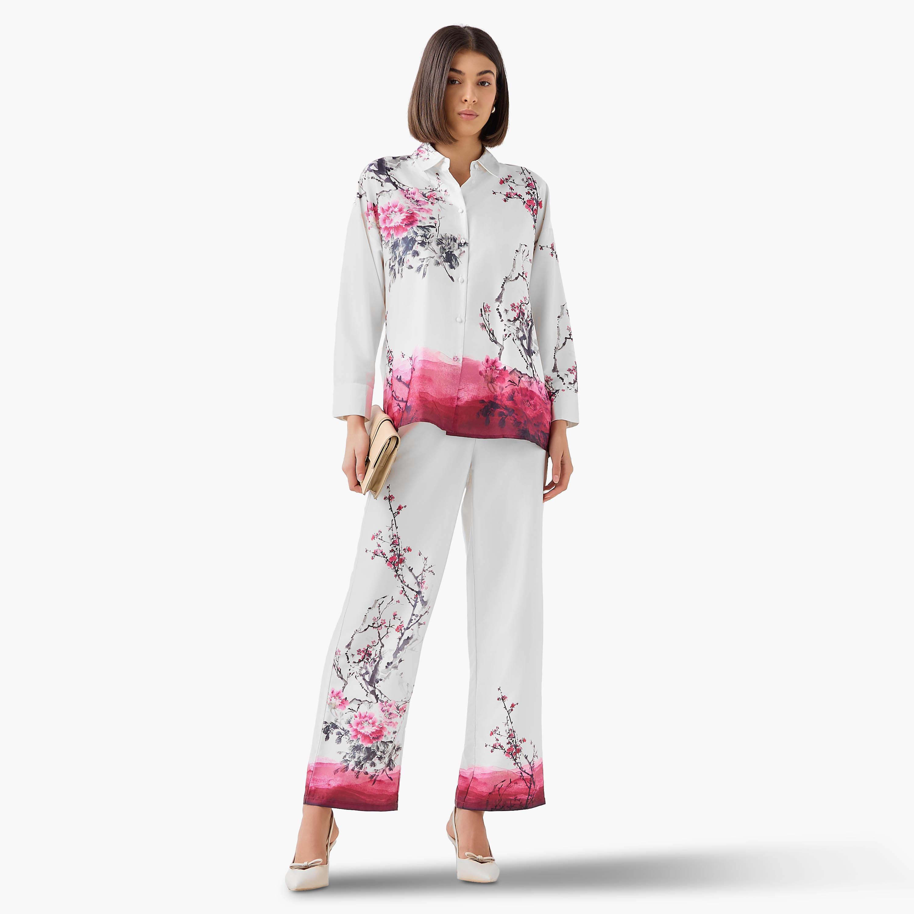 Iconic Regular Fit Shirt with Floral Print-women-clothing-shirtsandblouses-shirts-image-4