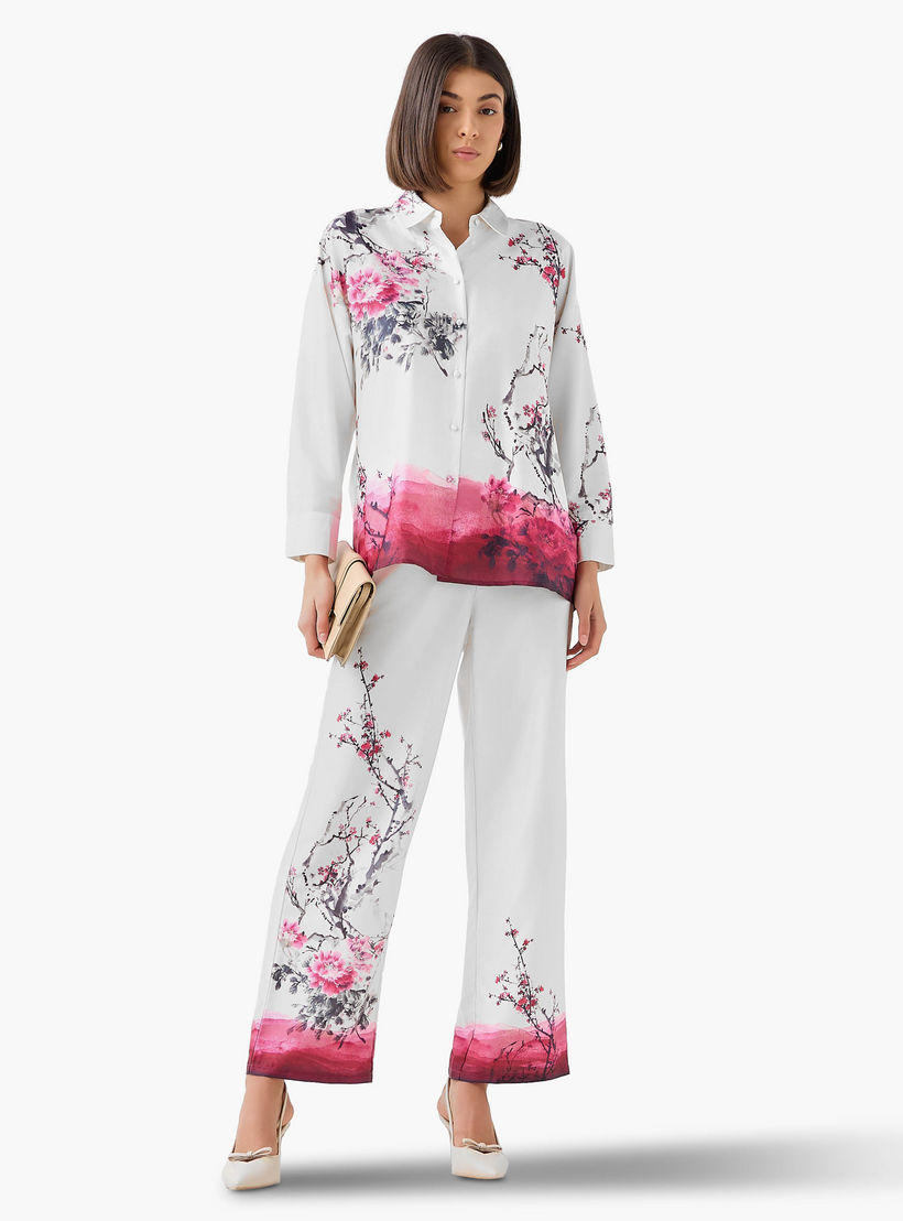 Iconic Regular Fit Shirt with Floral Print-women-clothing-shirtsandblouses-shirts-image-4