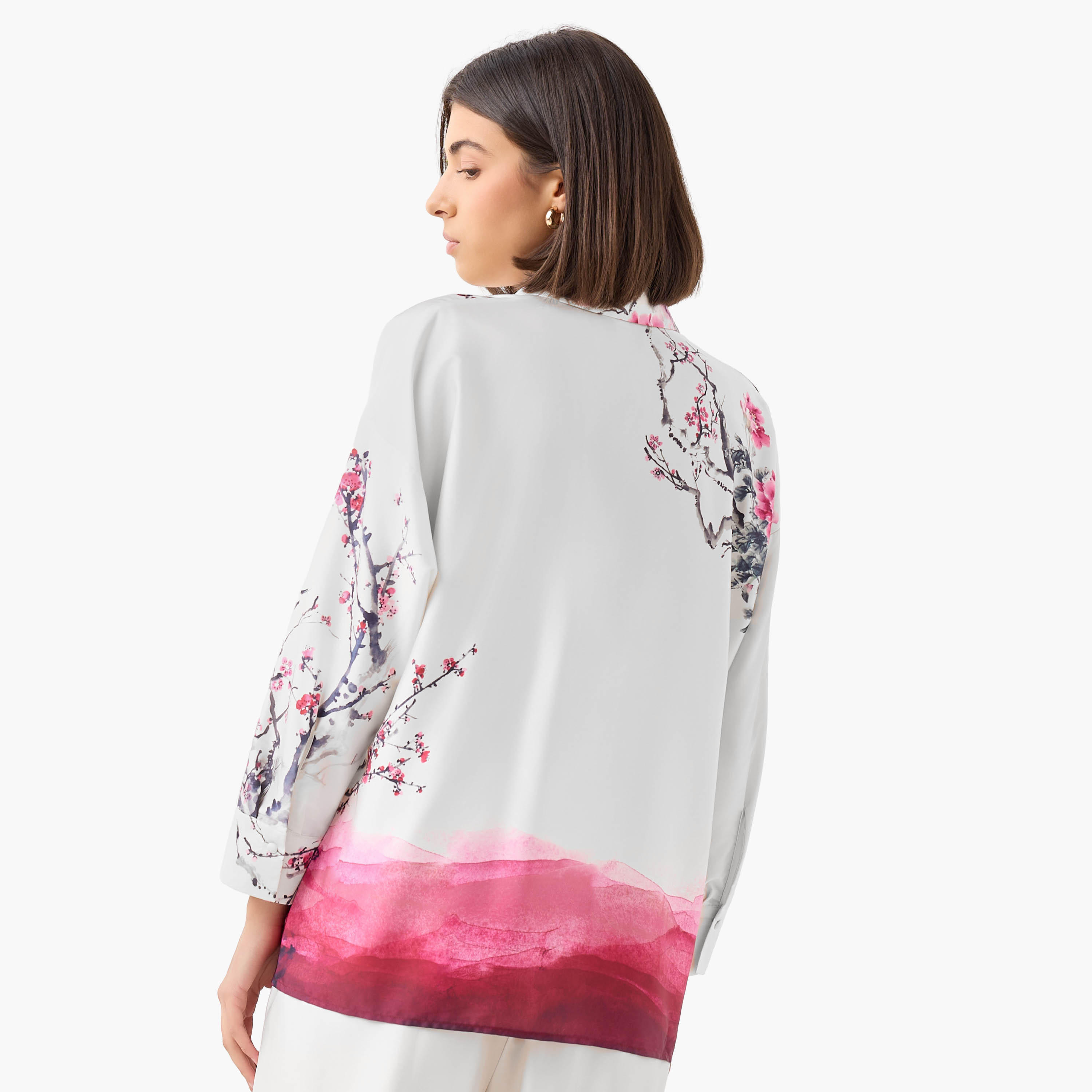 Iconic Regular Fit Shirt with Floral Print-women-clothing-shirtsandblouses-shirts-image-5