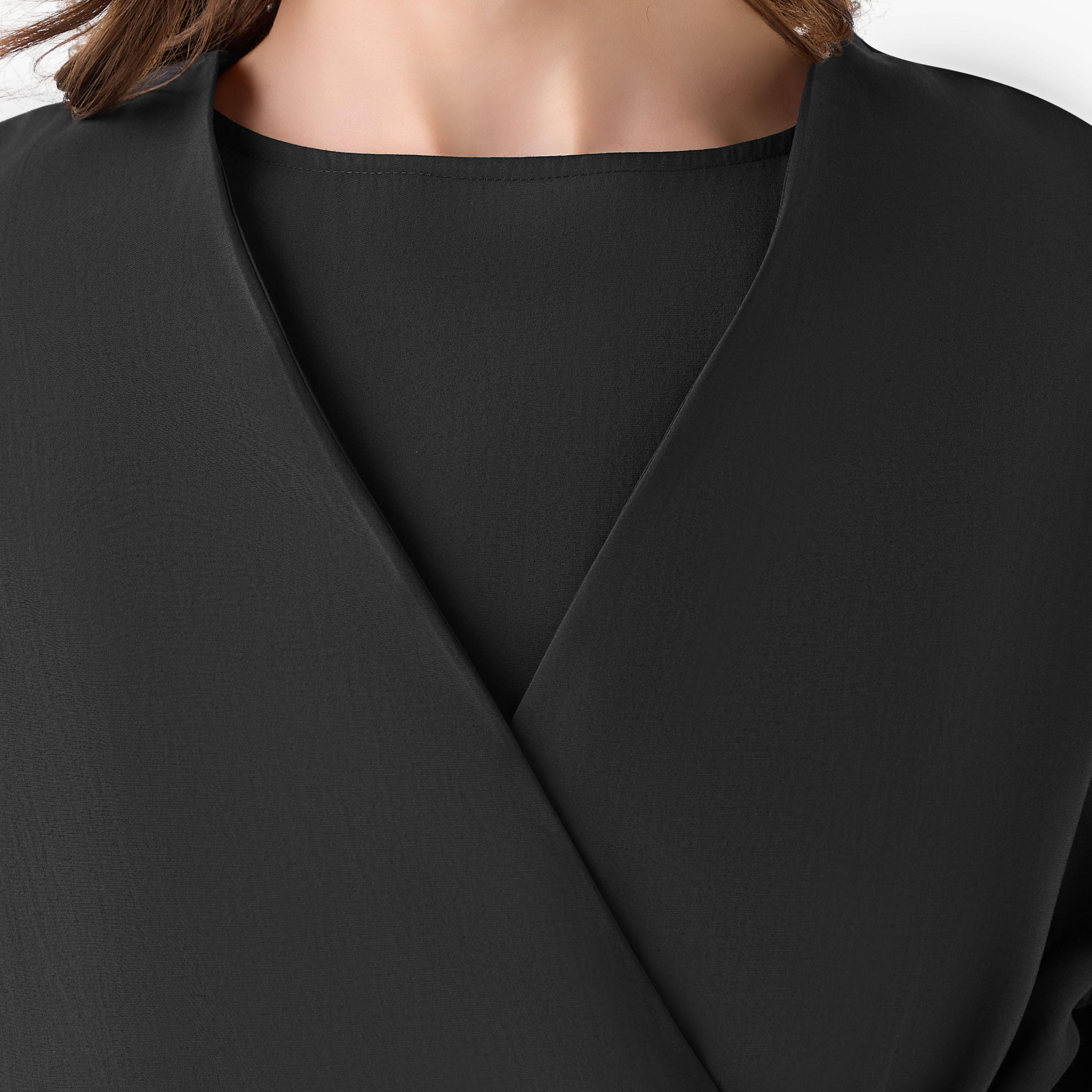 فستان ماكسي طبقات ملفوف بتفاصيل زر من آيكونيك-women-clothing-dresses-image-5