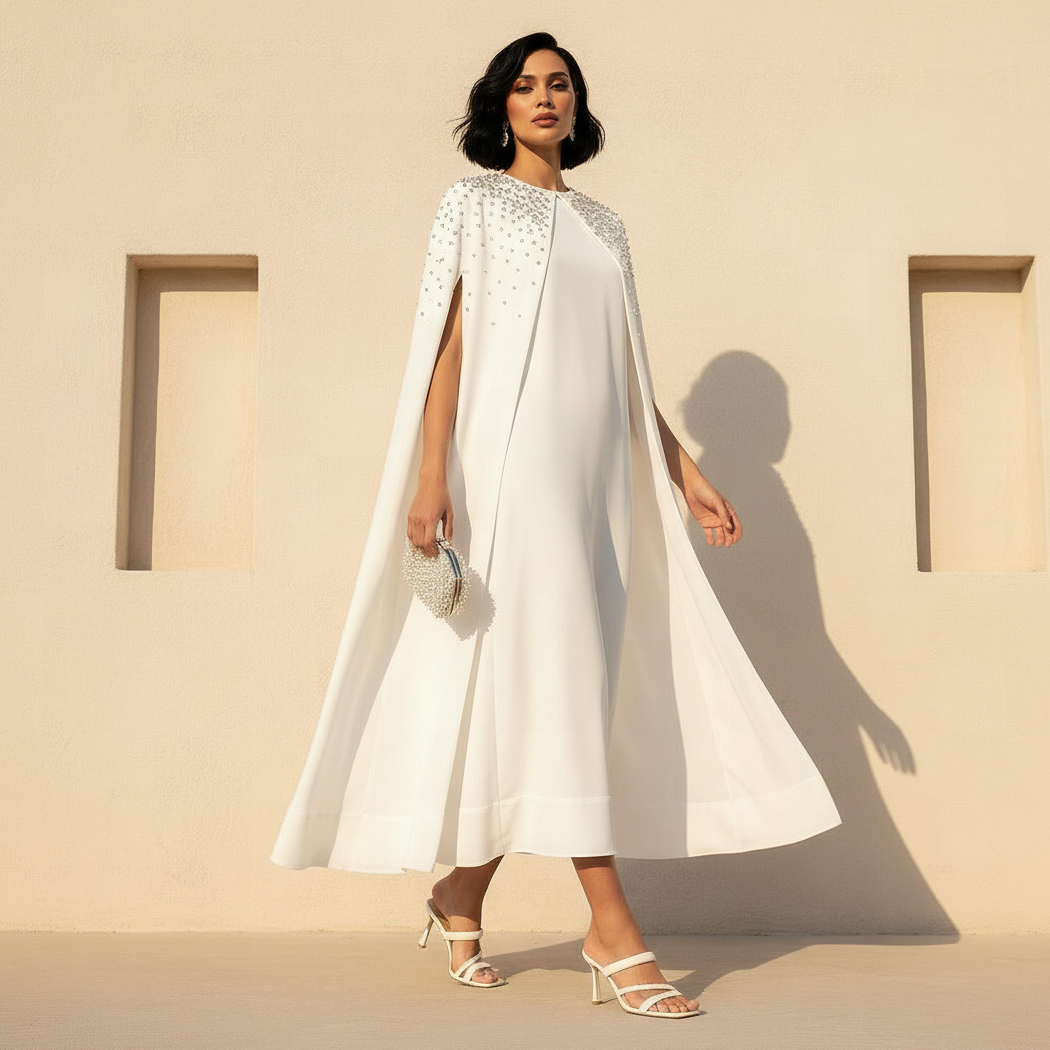 Iconic Maxi Stone Embellished Cape-women-clothing-dresses-image-1