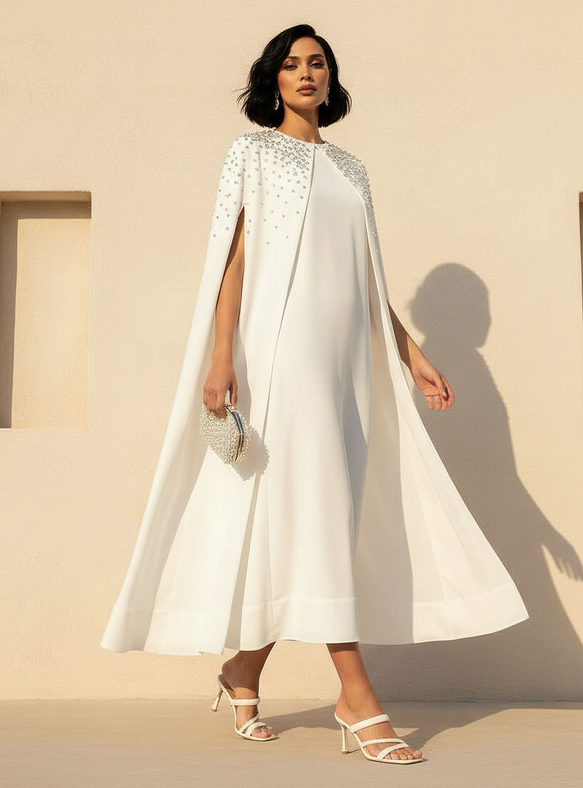 Iconic Maxi Stone Embellished Cape-women-clothing-dresses-image-1