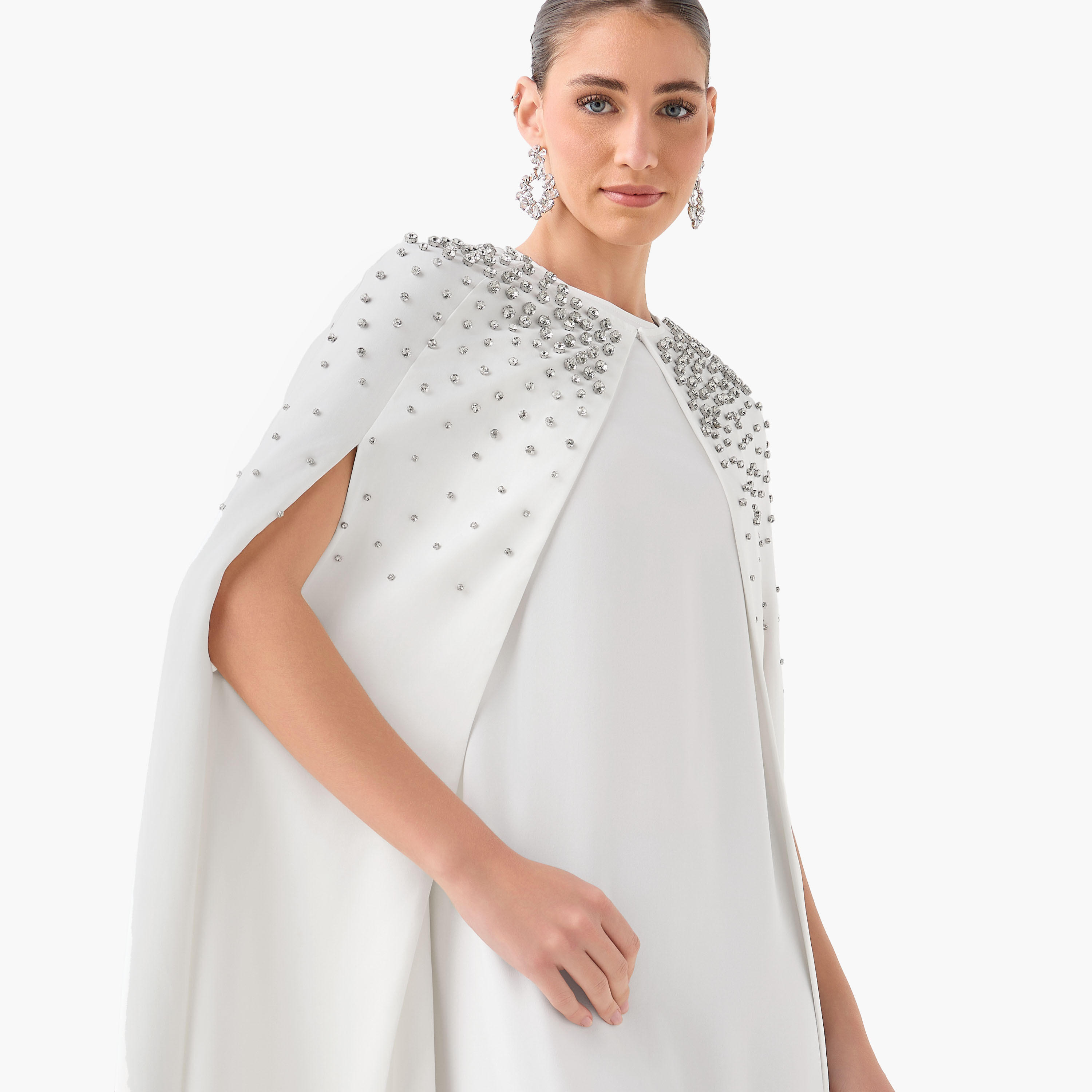 Iconic Maxi Stone Embellished Cape-women-clothing-dresses-image-5