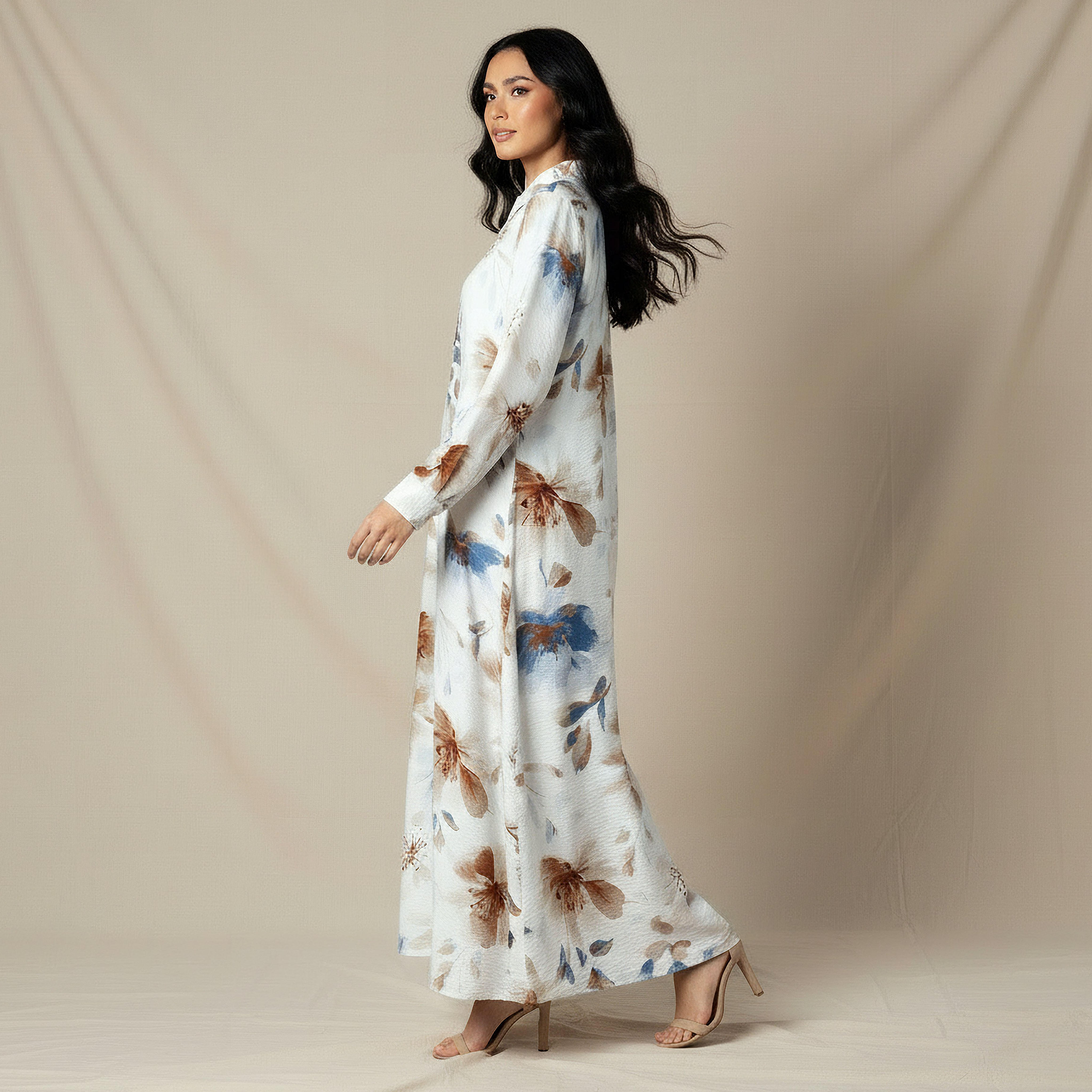 فستان ميدي ترابيز بطبعات من آيكونيك-women-clothing-dresses-image-2