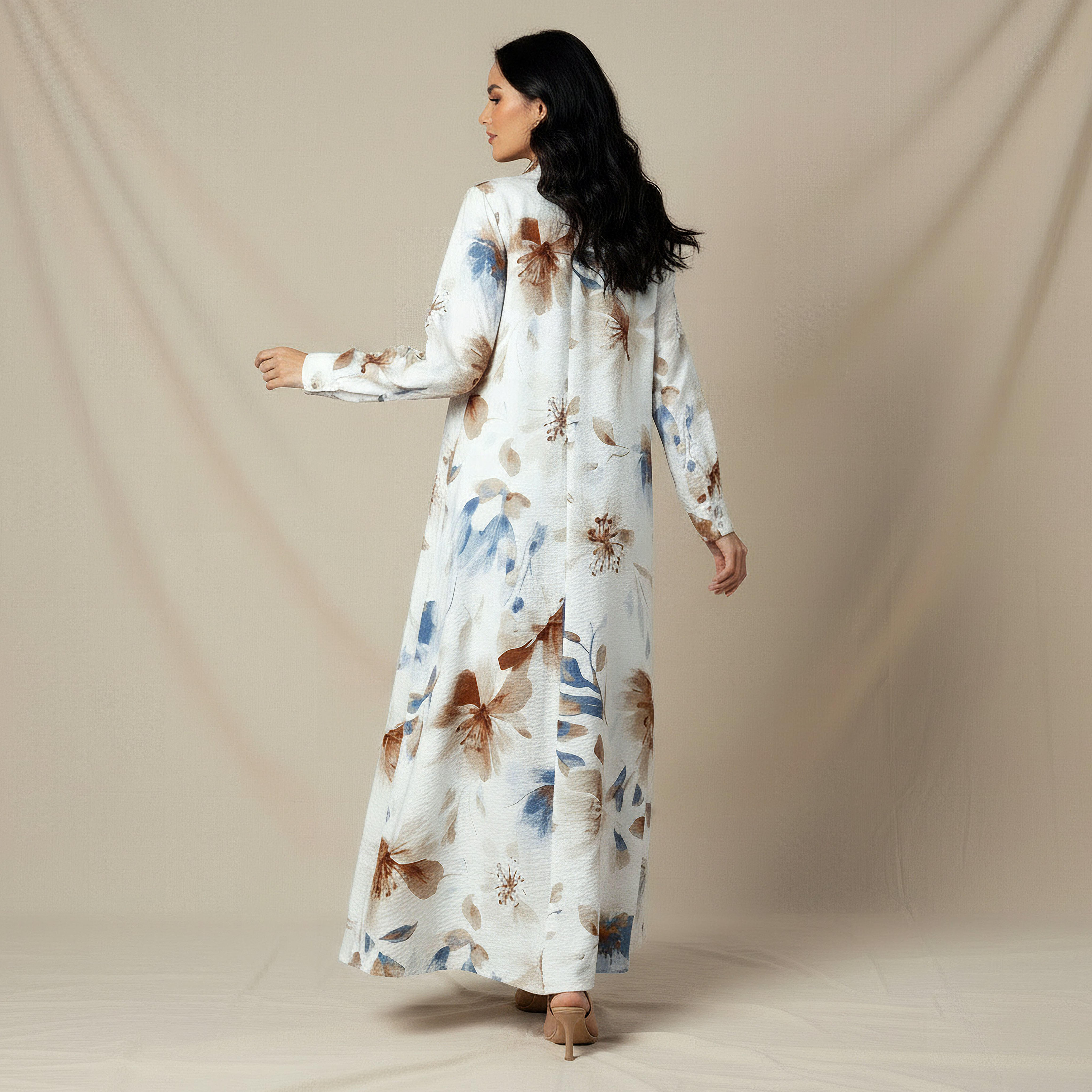 فستان ميدي ترابيز بطبعات من آيكونيك-women-clothing-dresses-image-3