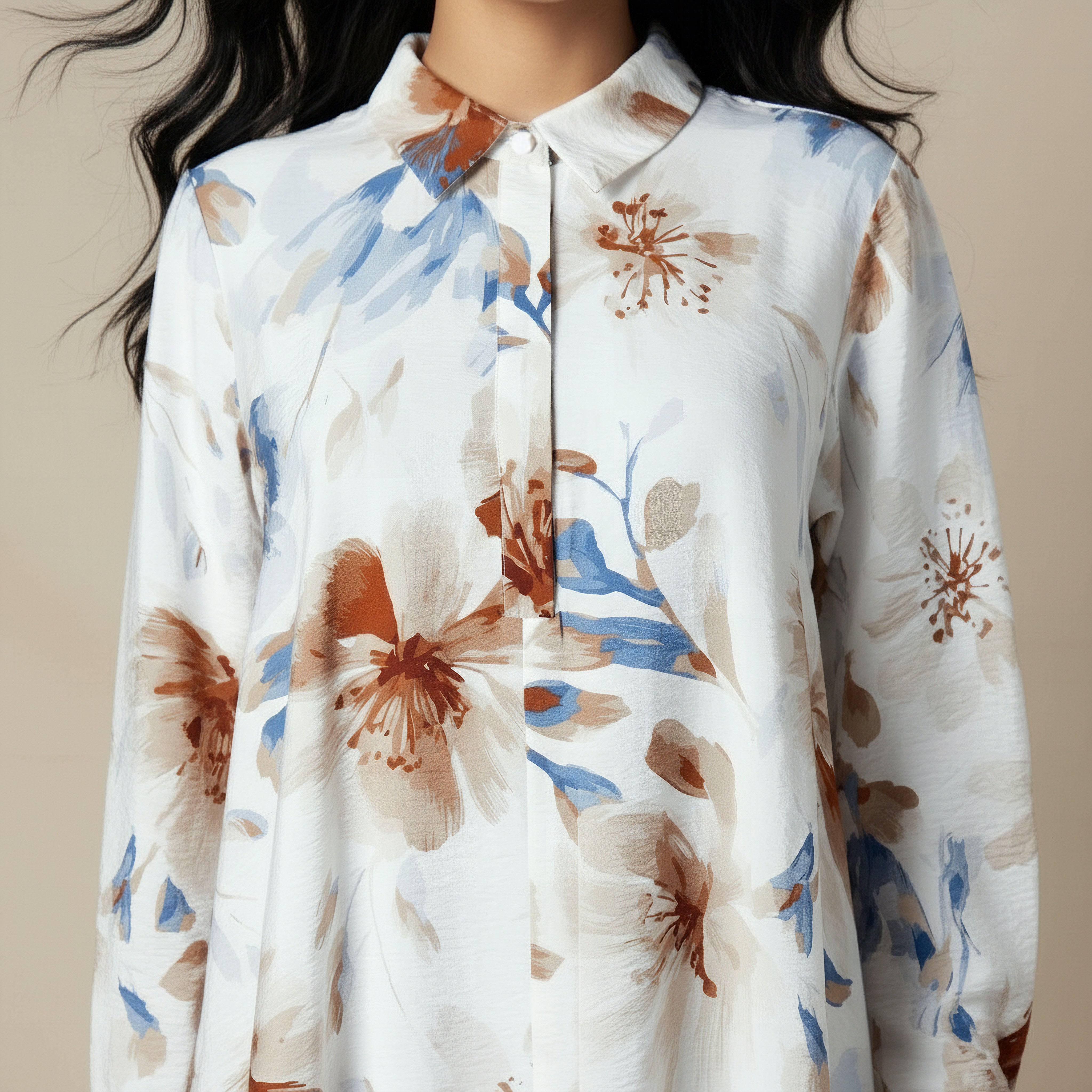فستان ميدي ترابيز بطبعات من آيكونيك-women-clothing-dresses-image-4