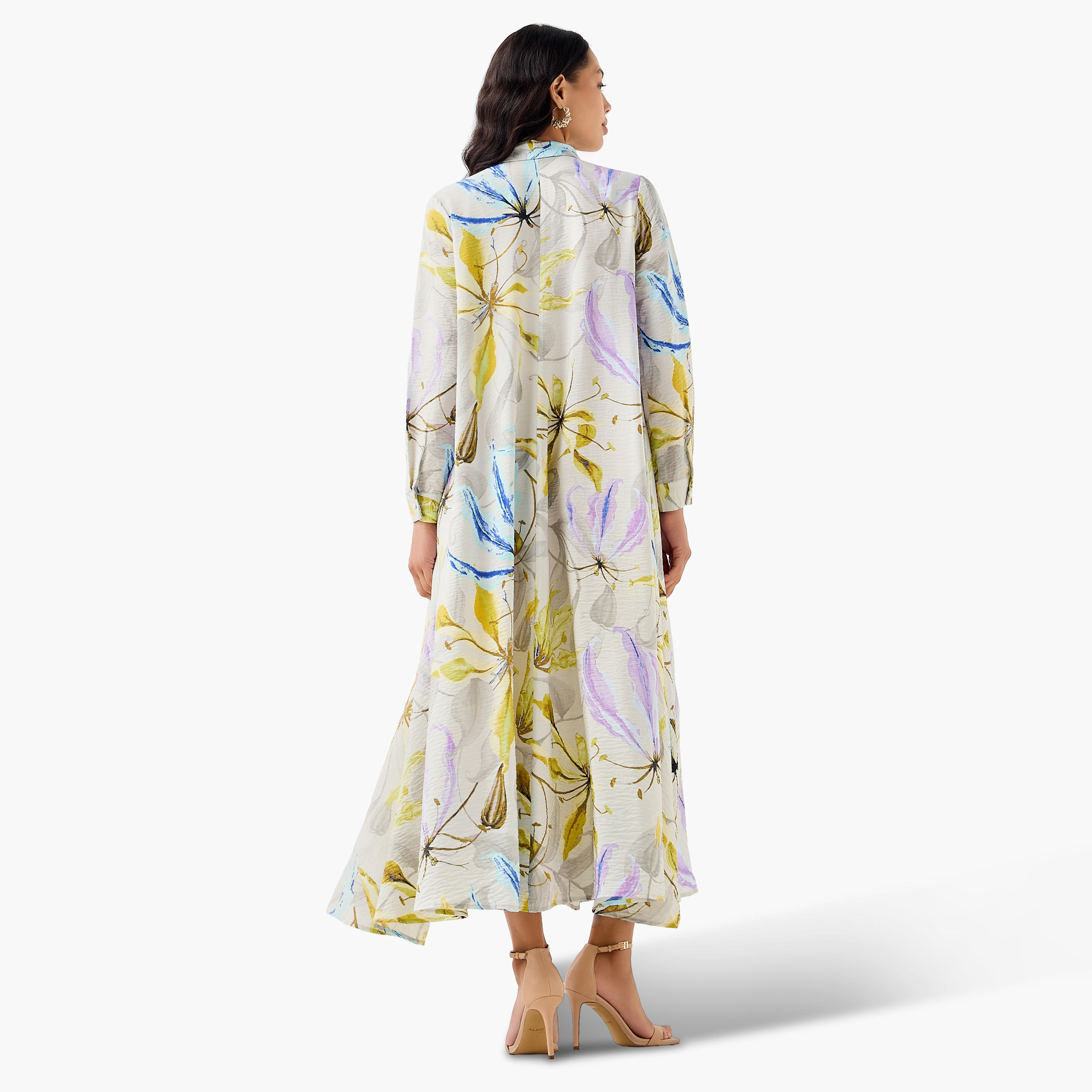 فستان ميدي ترابيز بطبعات من آيكونيك-women-clothing-dresses-image-5