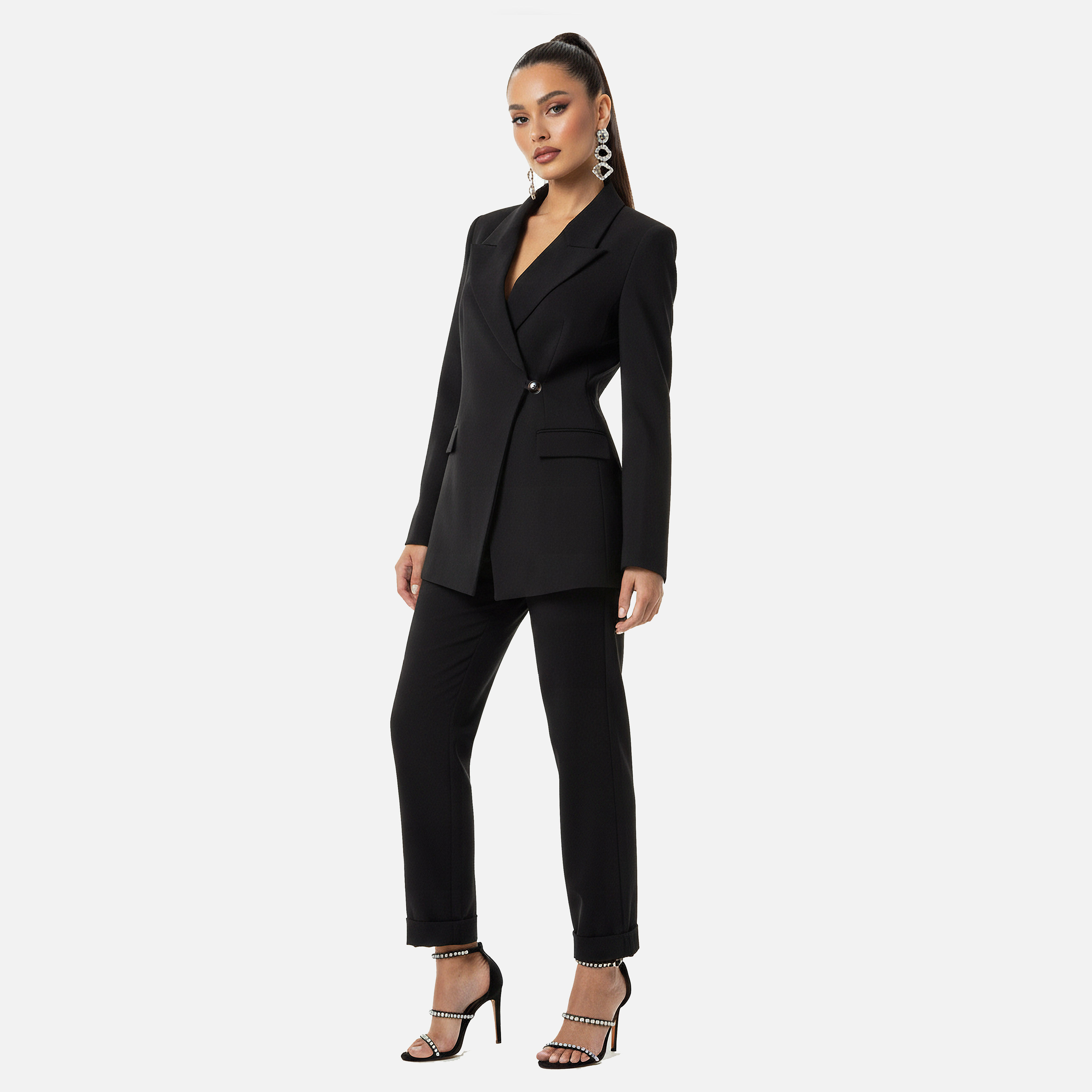 Iconic Oversized Blazer with Button Closure-women-clothing-coordsets-image-6