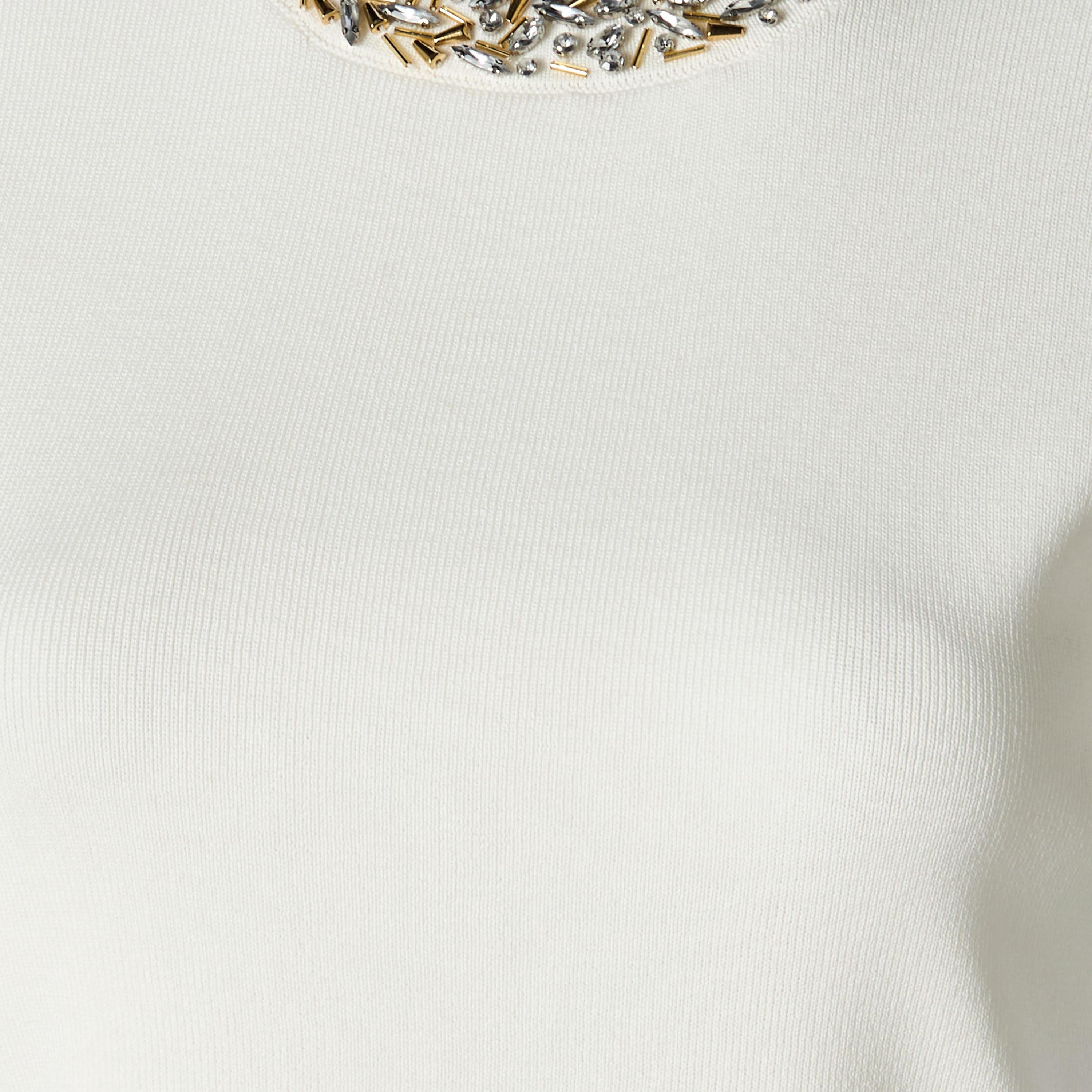 Iconic Regular Fit Peplum Top with Embellished Detail-women-clothing-coordsets-image-3