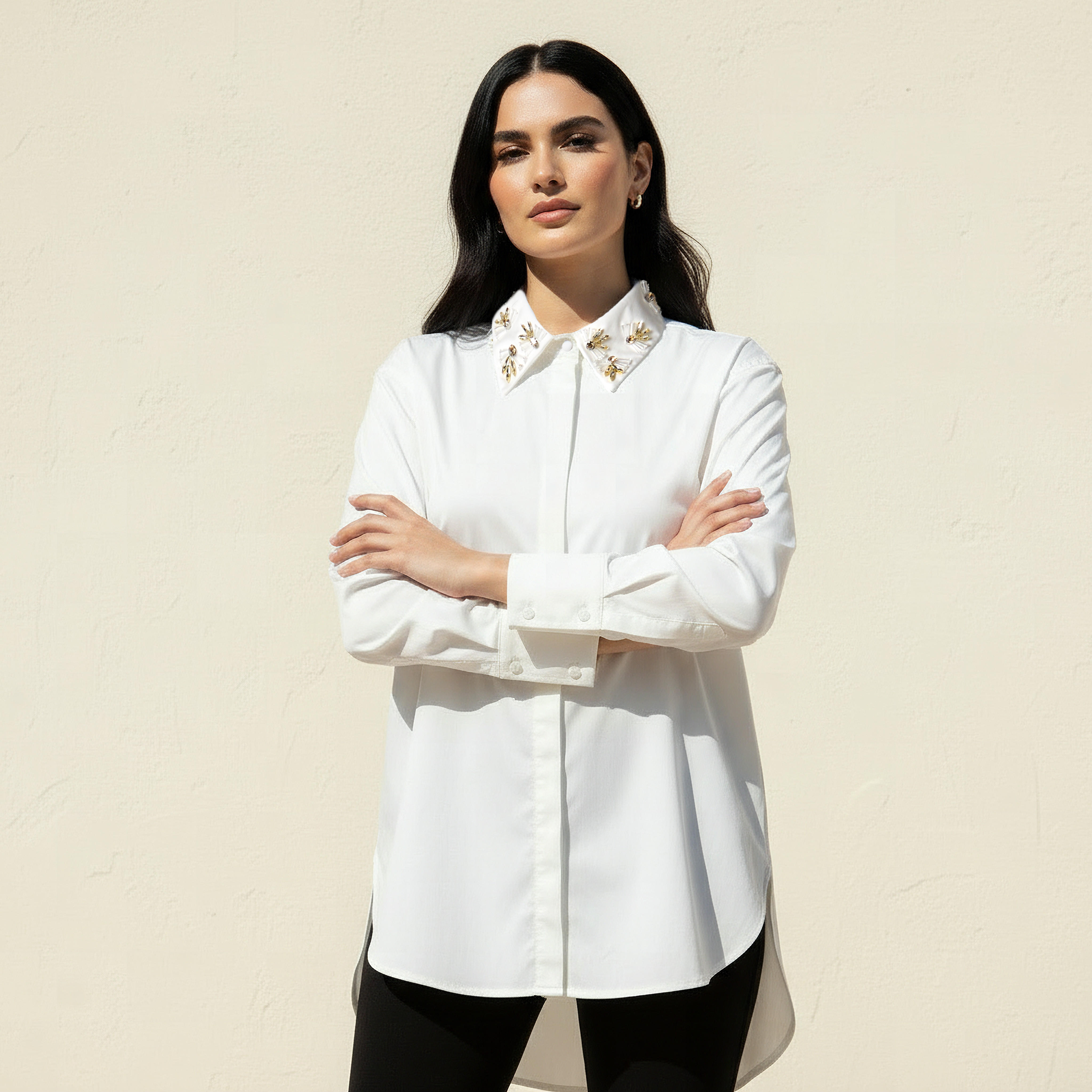 قميص مزين من آيكونيك-women-clothing-shirtsandblouses-shirts-image-5