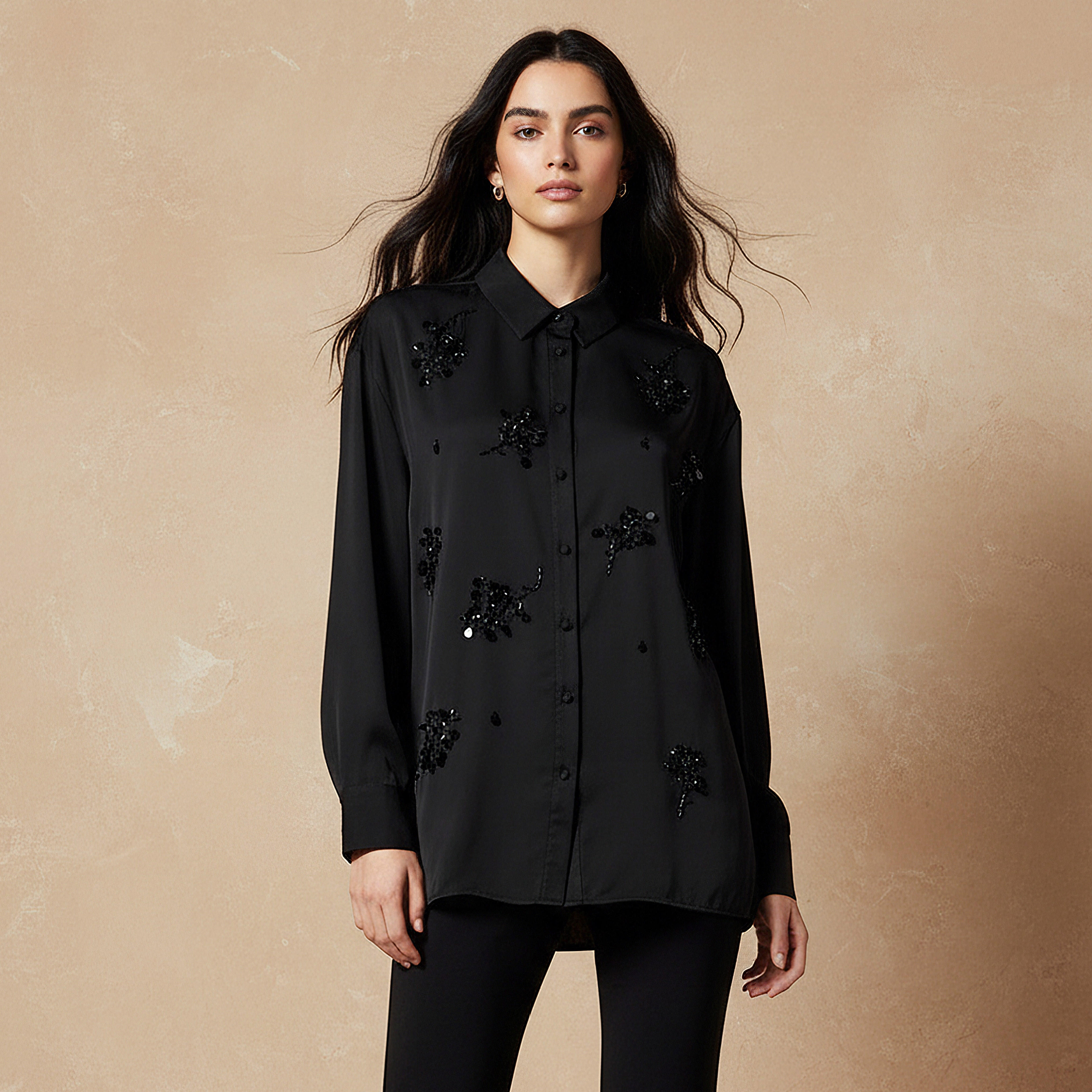 Iconic Shirt with Embellishment-women-clothing-shirtsandblouses-shirts-image-1