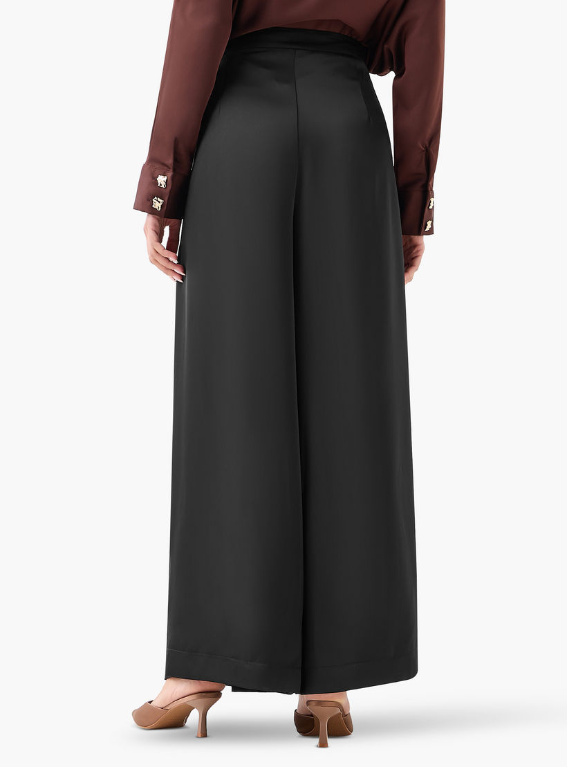بنطلون واسع الساقين بكسرات من أيكونيك-women-clothing-bottoms-trousers-image-5