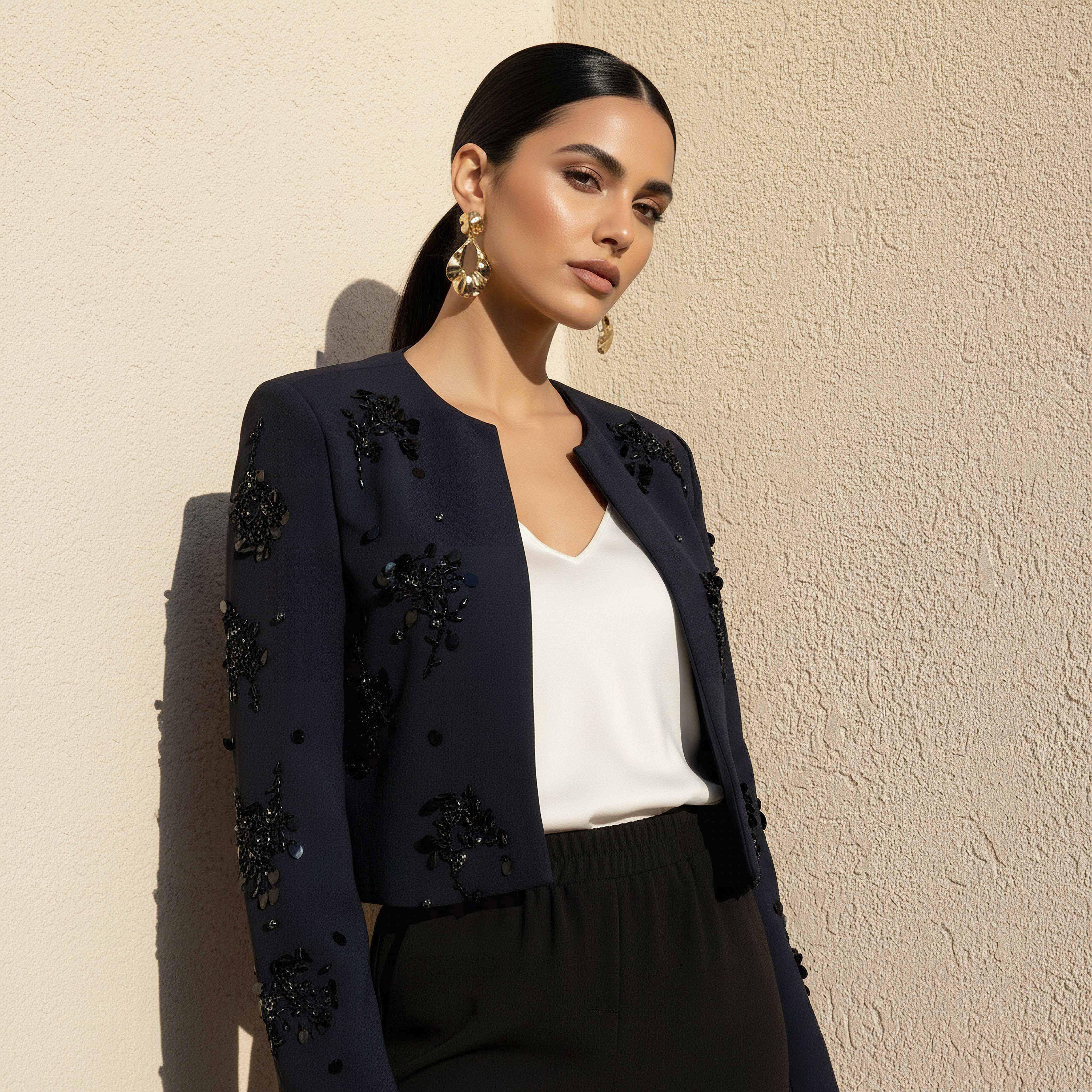 Iconic Cropped Blazer with Embellished Detail-women-clothing-coatsandjackets-blazers-image-2