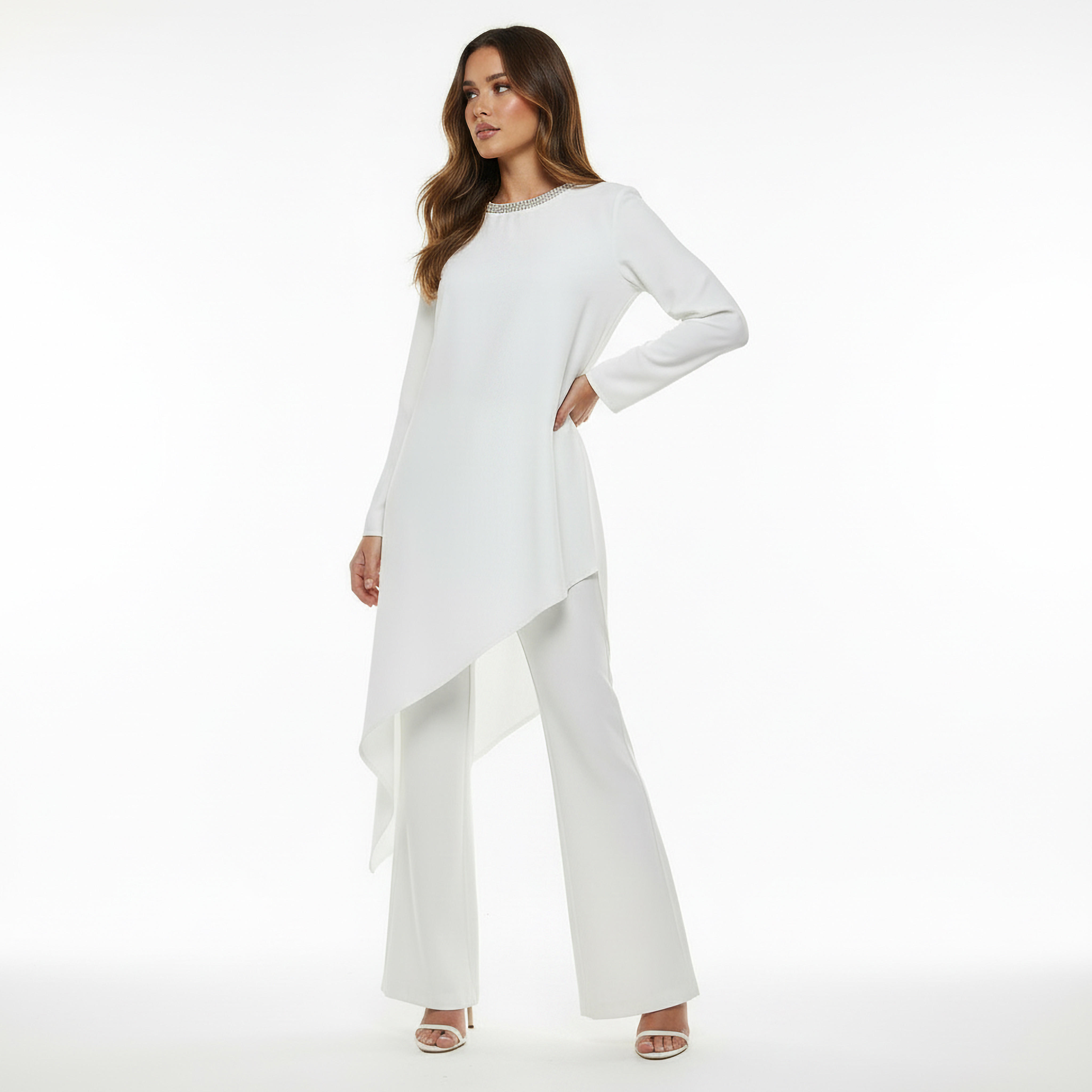 تونيك مزين بحواف غير متماثلة من آيكونيك-women-clothing-shirtsandblouses-blouses-image-2