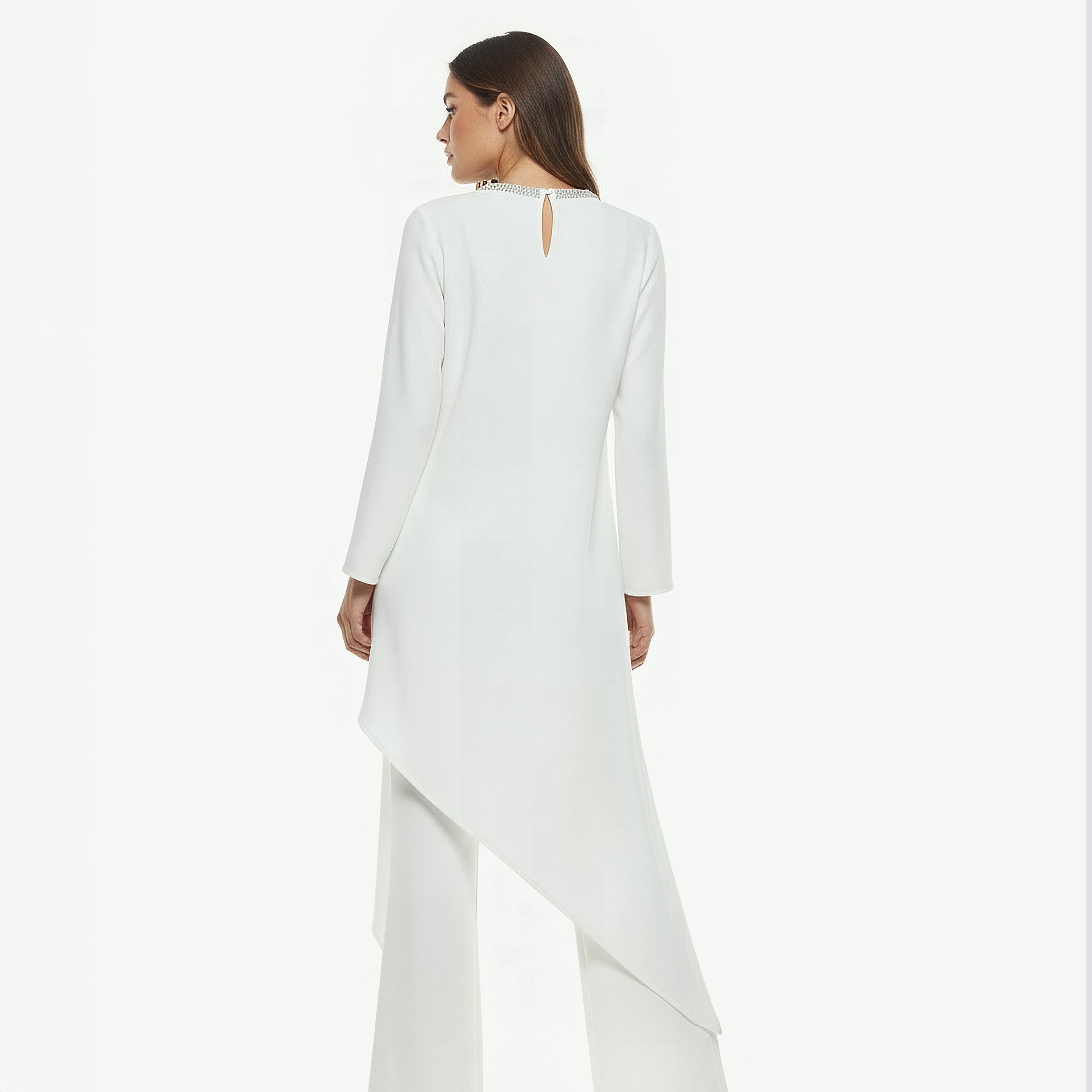تونيك مزين بحواف غير متماثلة من آيكونيك-women-clothing-shirtsandblouses-blouses-image-1