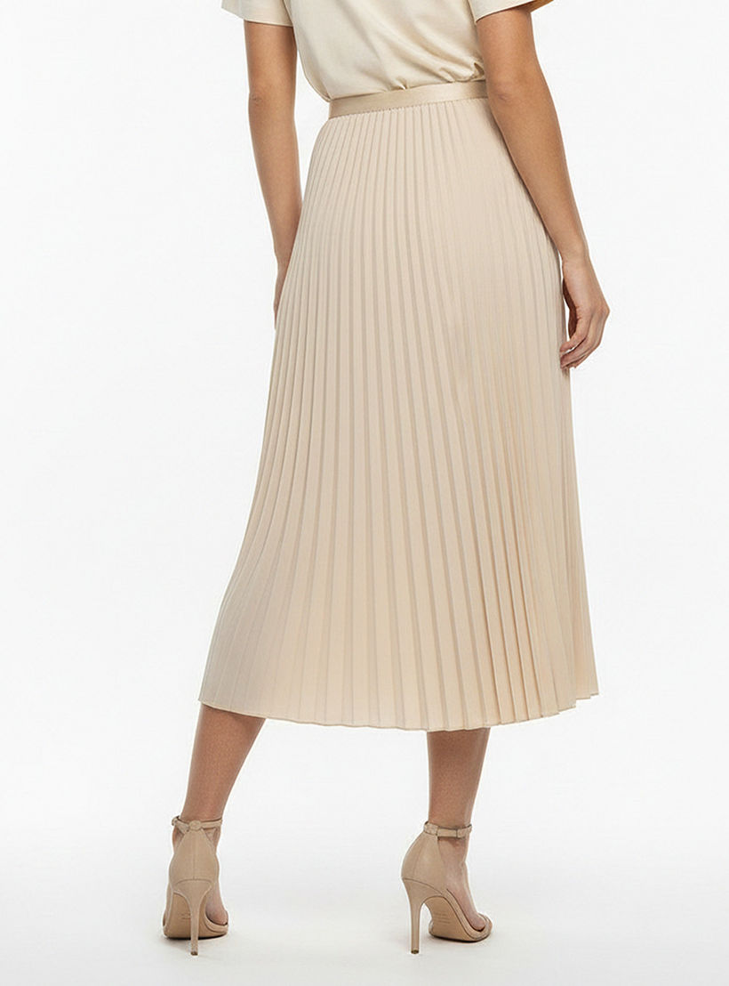 Iconic Midi A-line Skirt with Pleated Design-women-clothing-skirts-image-4