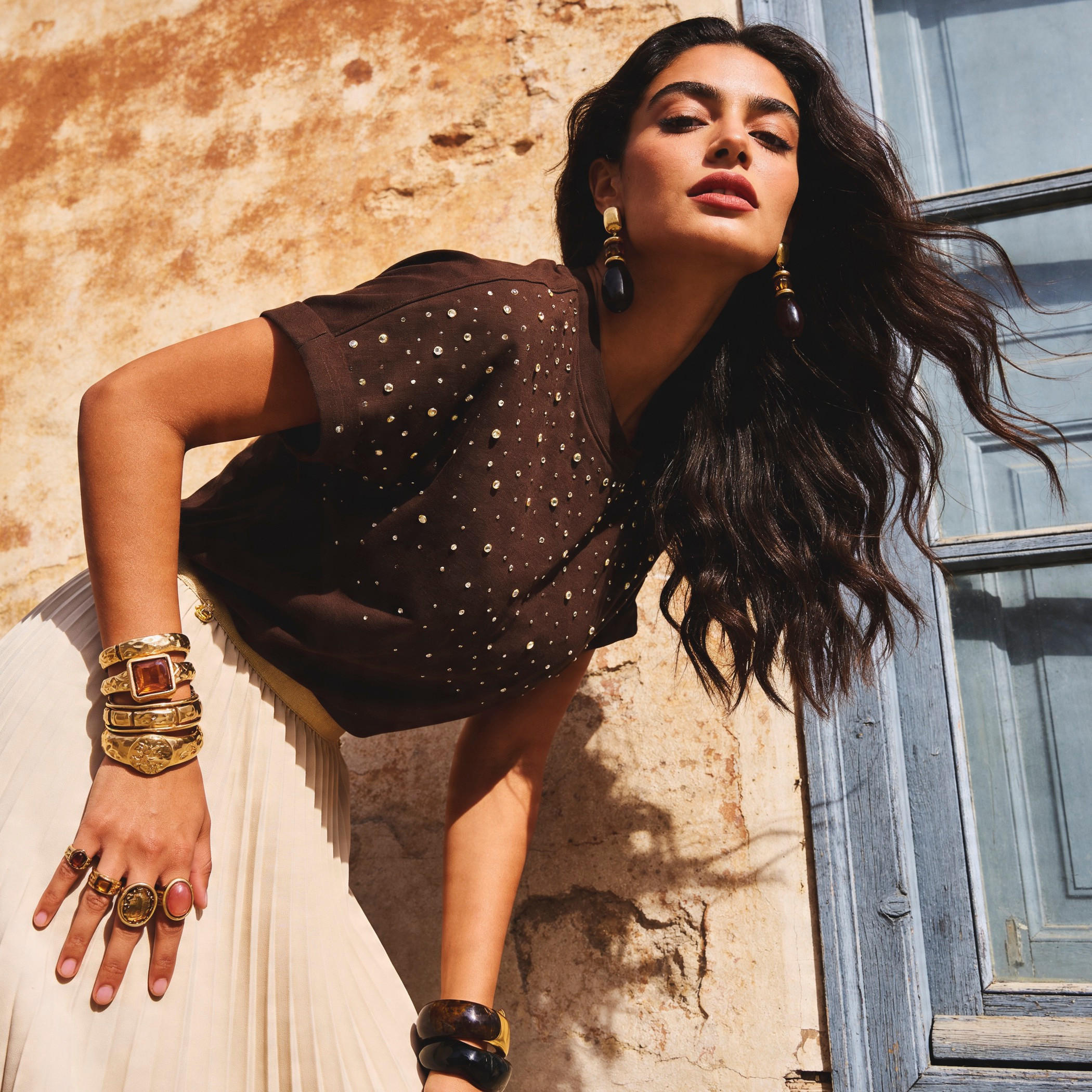 تيشيرت فضفاض بقصّة مريحة من آيكونيك-women-clothing-tshirts-image-1