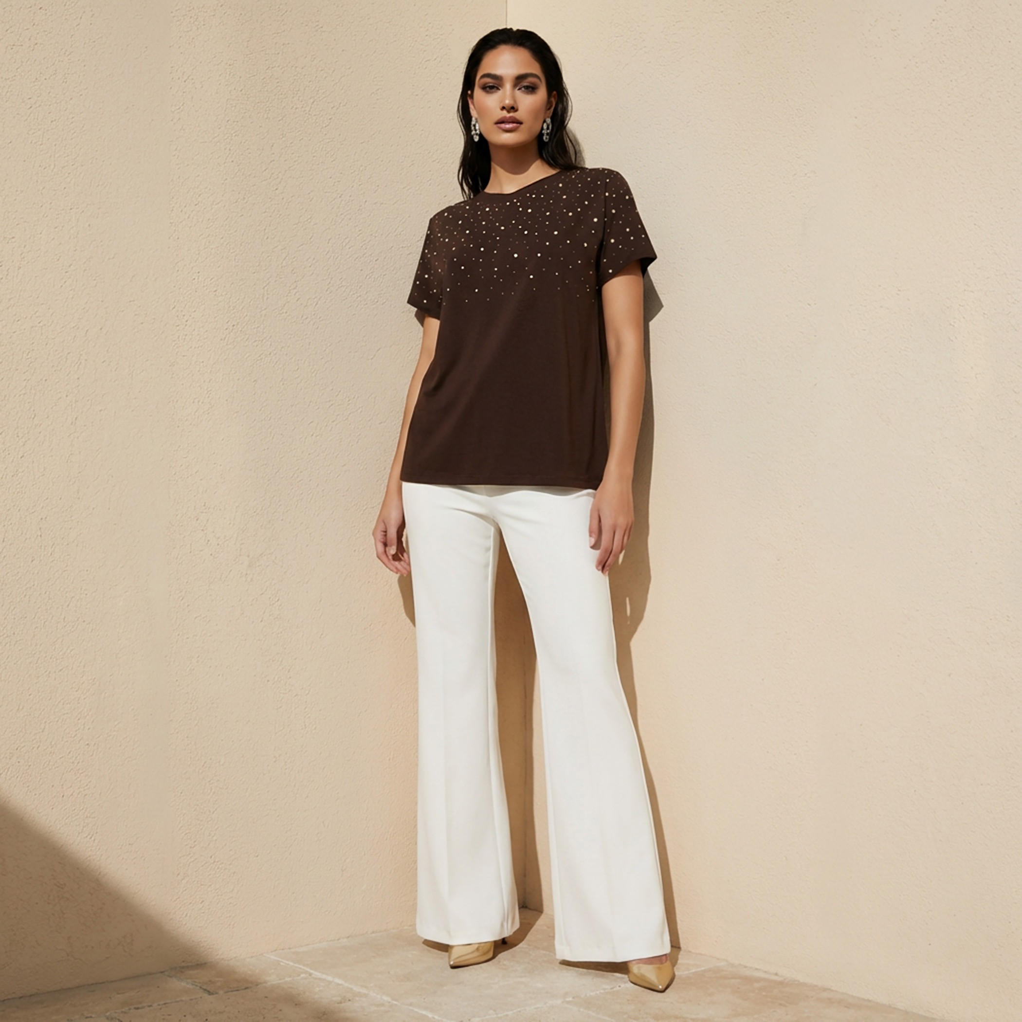 تيشيرت فضفاض بقصّة مريحة من آيكونيك-women-clothing-tshirts-image-3