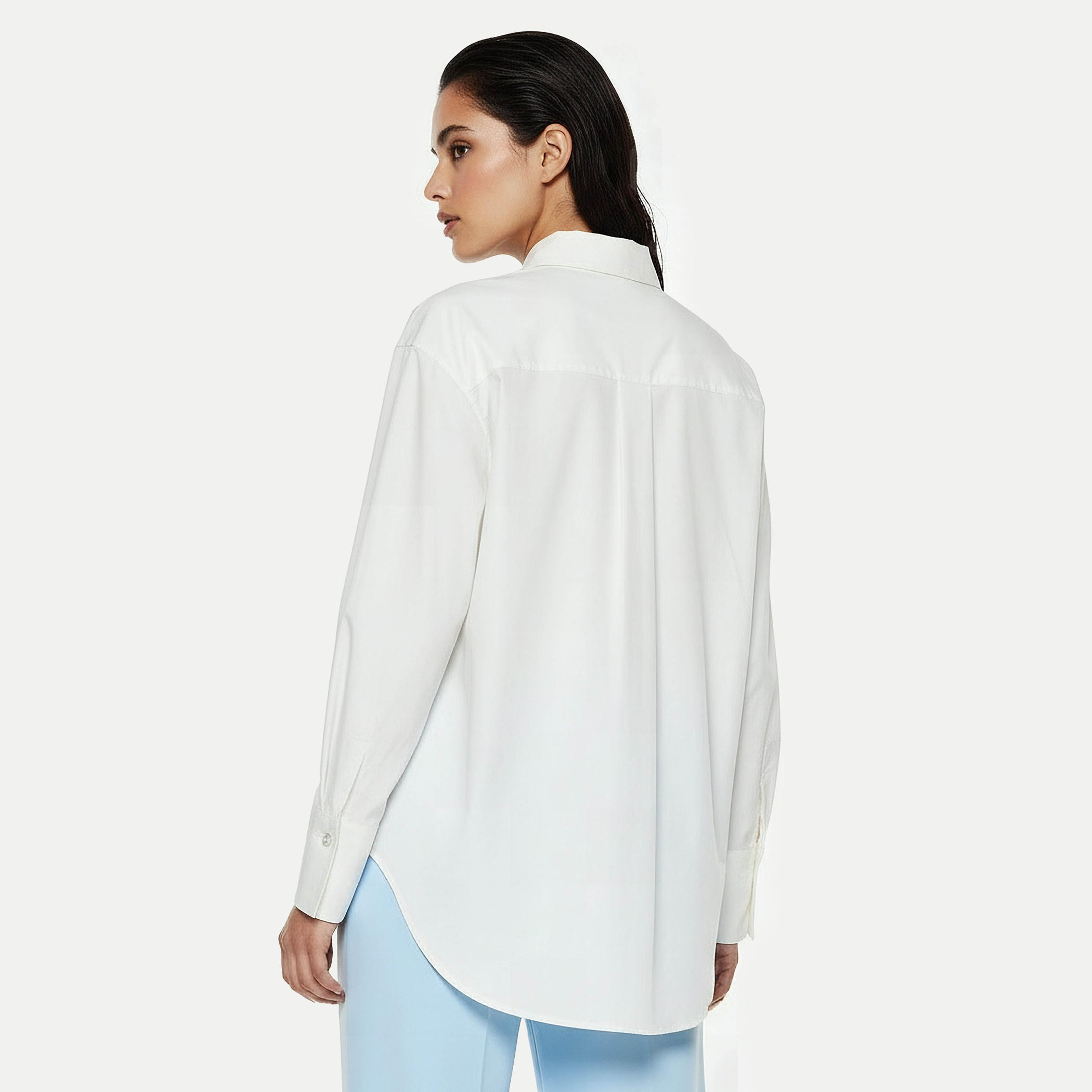 Iconic Relaxed Fit Cotton Shirt with Stone Embellishment-women-clothing-shirtsandblouses-shirts-image-4