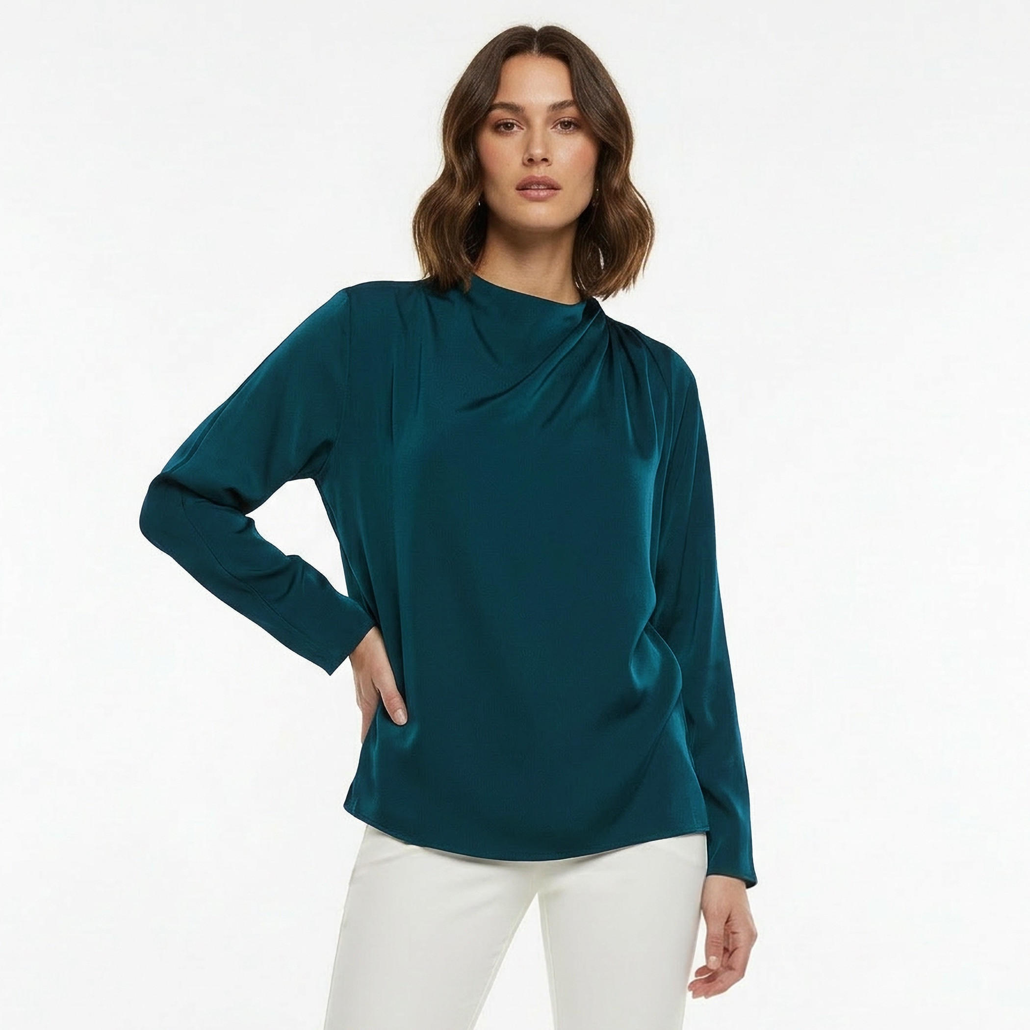 بلوزة بياقة منسدلة-women-clothing-shirtsandblouses-blouses-image-1