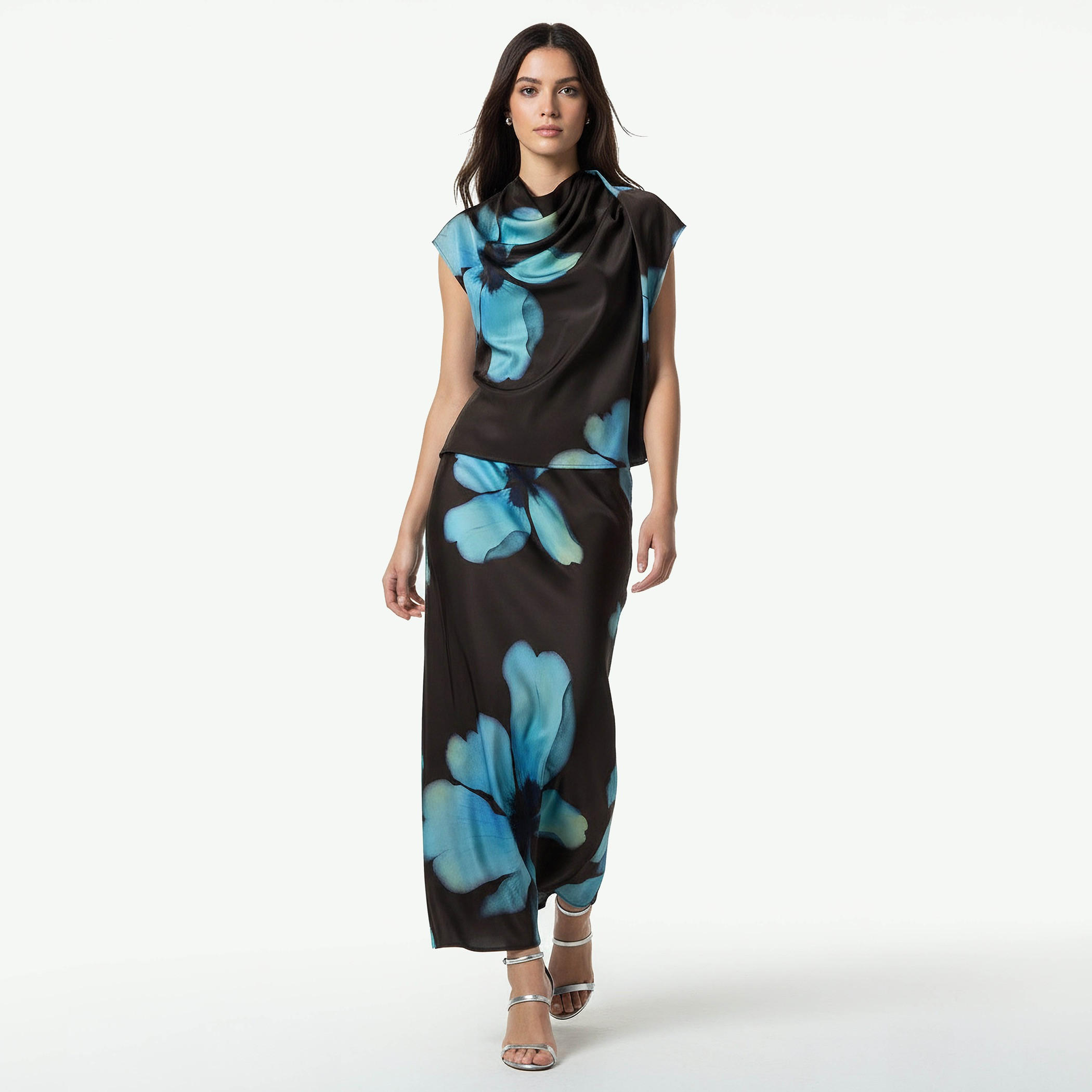 Iconic Draped Top with Cowl Neck-women-clothing-coordsets-image-3