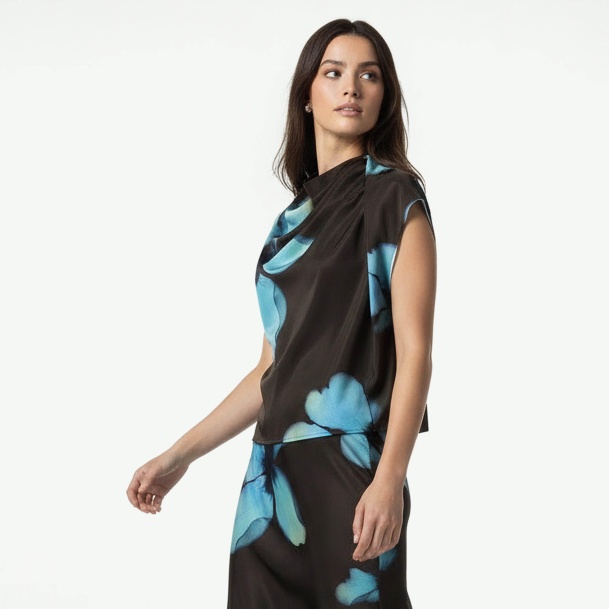 Iconic Draped Top with Cowl Neck-women-clothing-coordsets-image-5