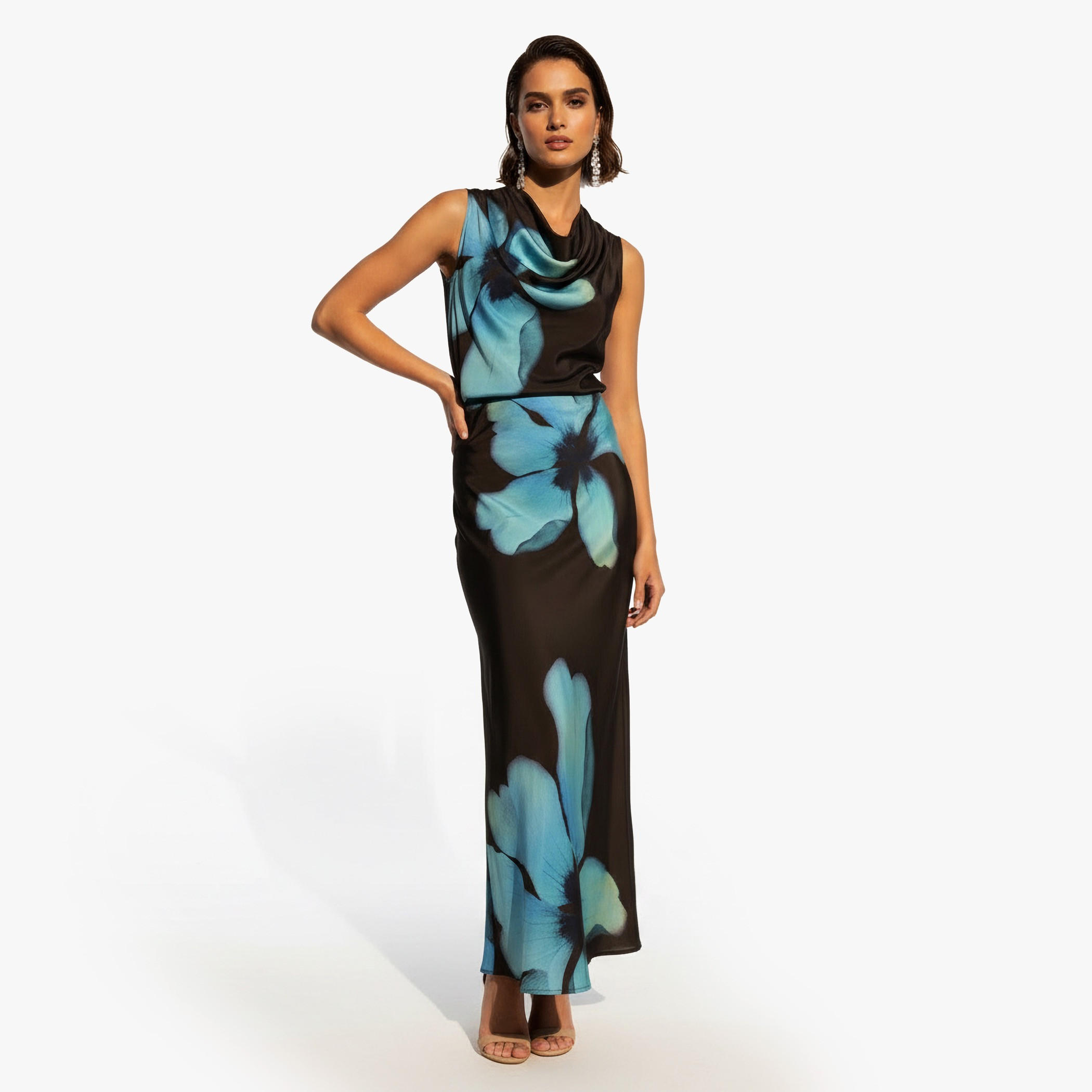 تنورة ماكسي عمودية بطبعات من آيكونيك-women-clothing-bottoms-skirts-image-3
