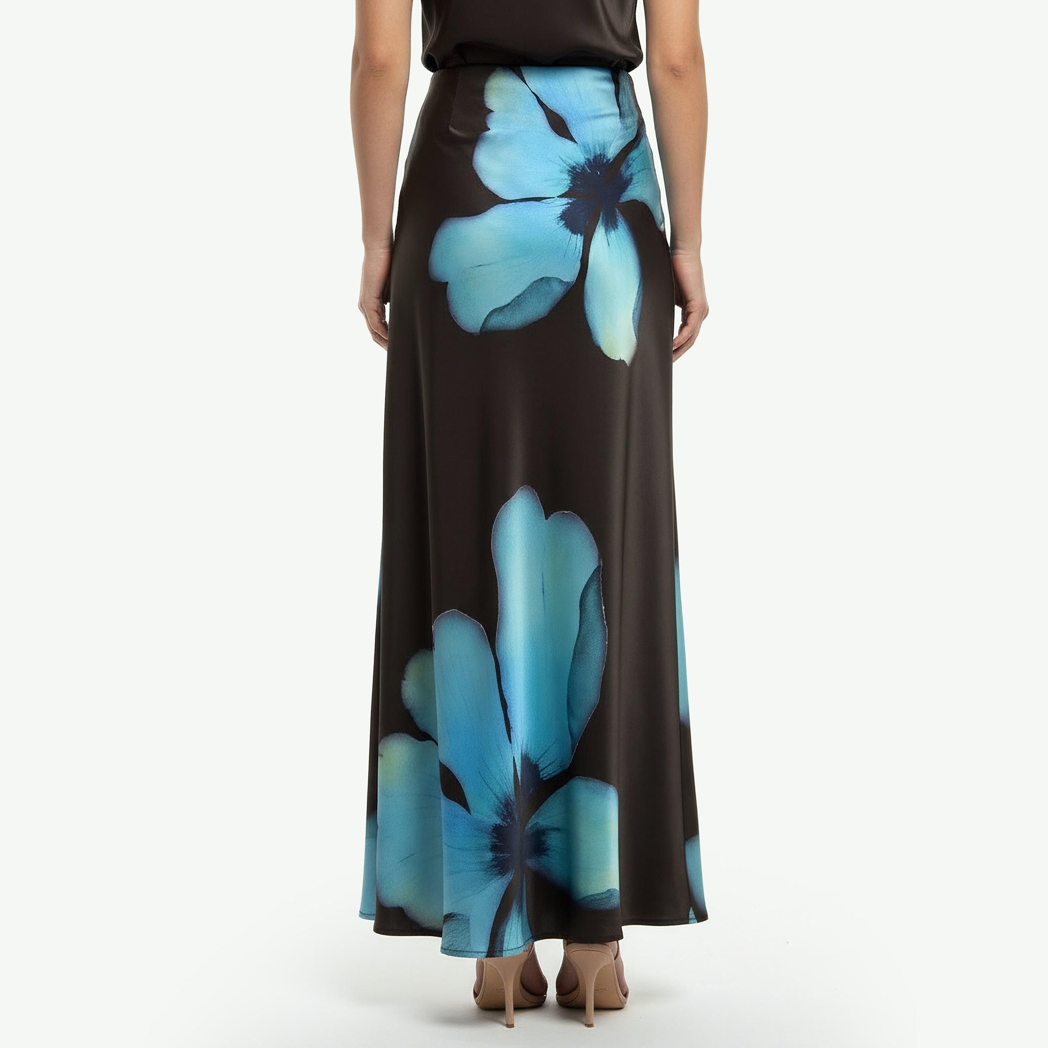 تنورة ماكسي عمودية بطبعات من آيكونيك-women-clothing-bottoms-skirts-image-4