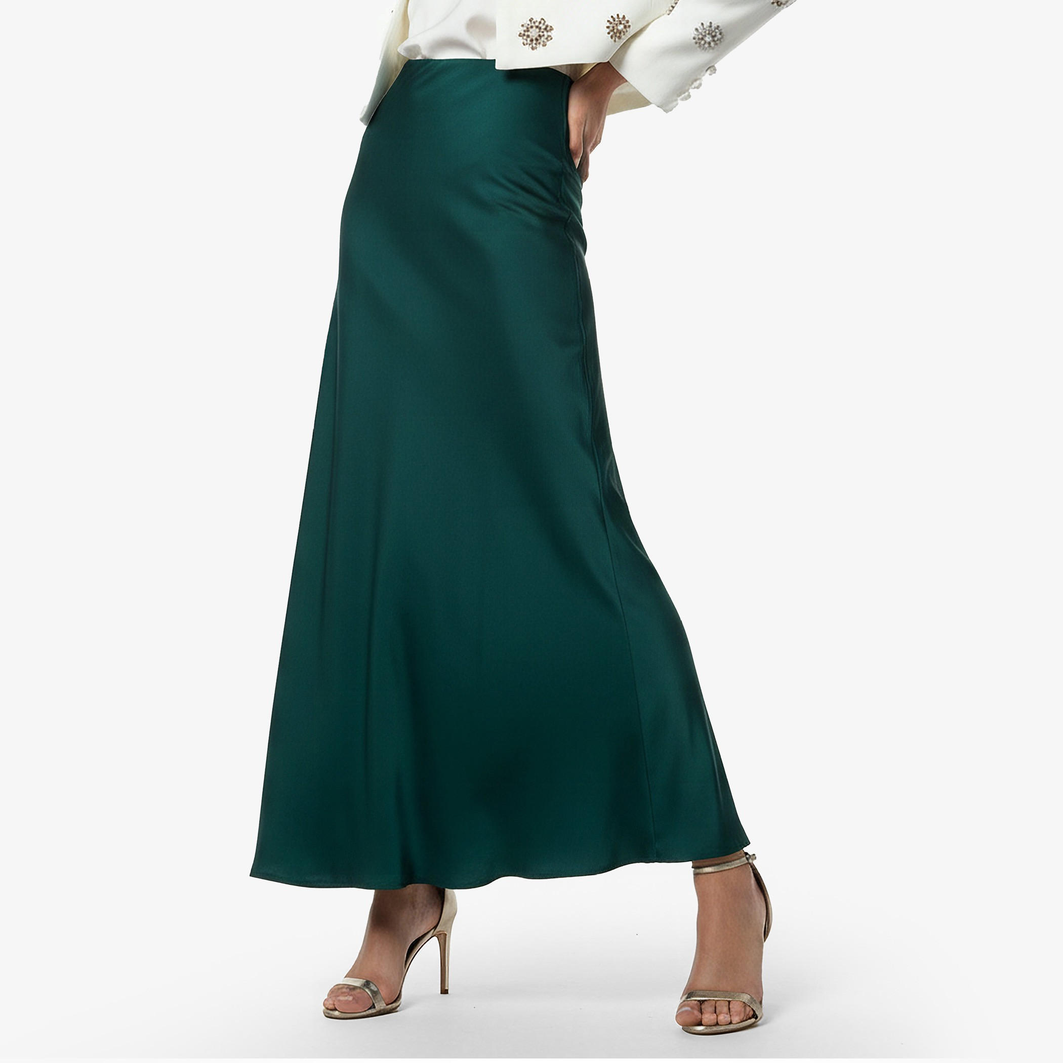تنورة ماكسي عمودية من آيكونيك-women-clothing-bottoms-skirts-image-1