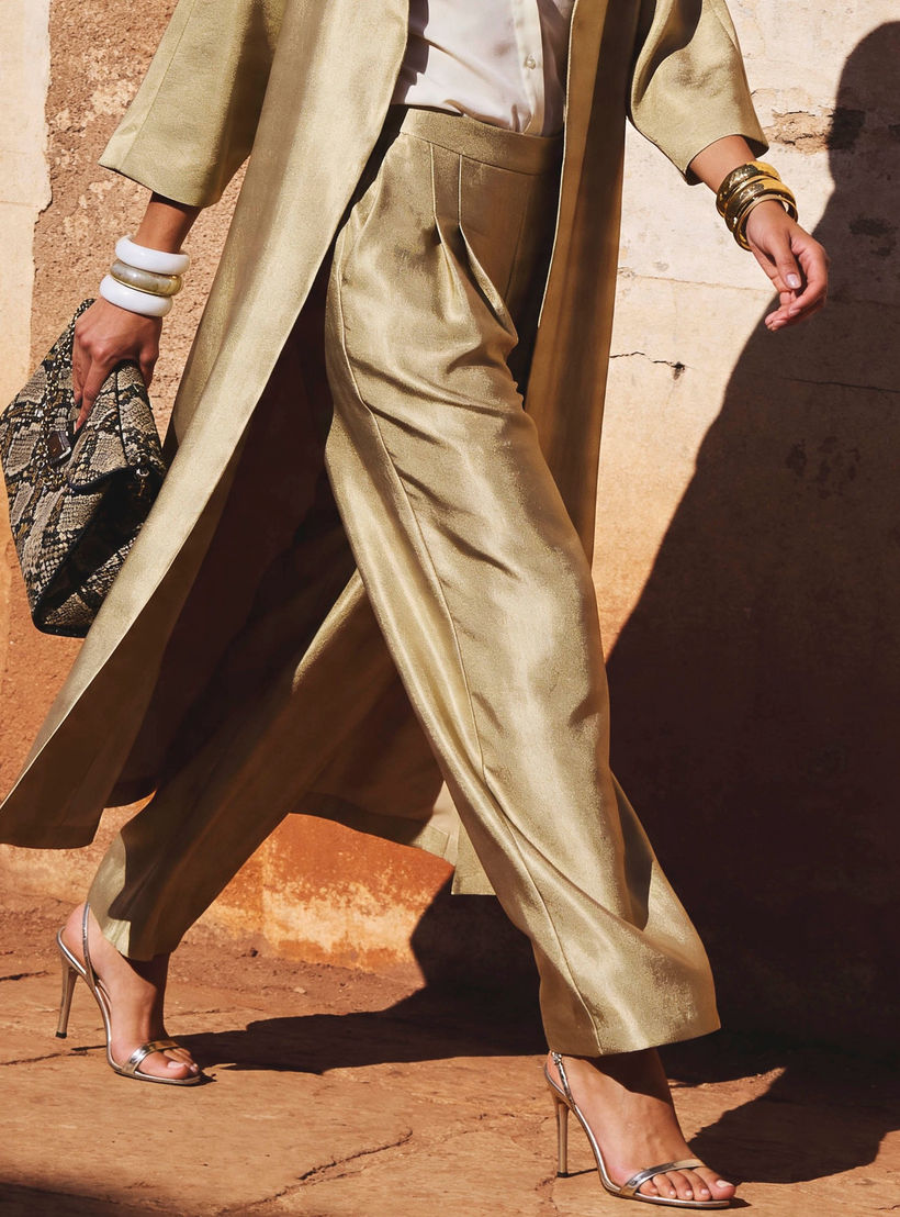 Iconic Pleated Wide Leg Pants-women-clothing-coordsets-image-1