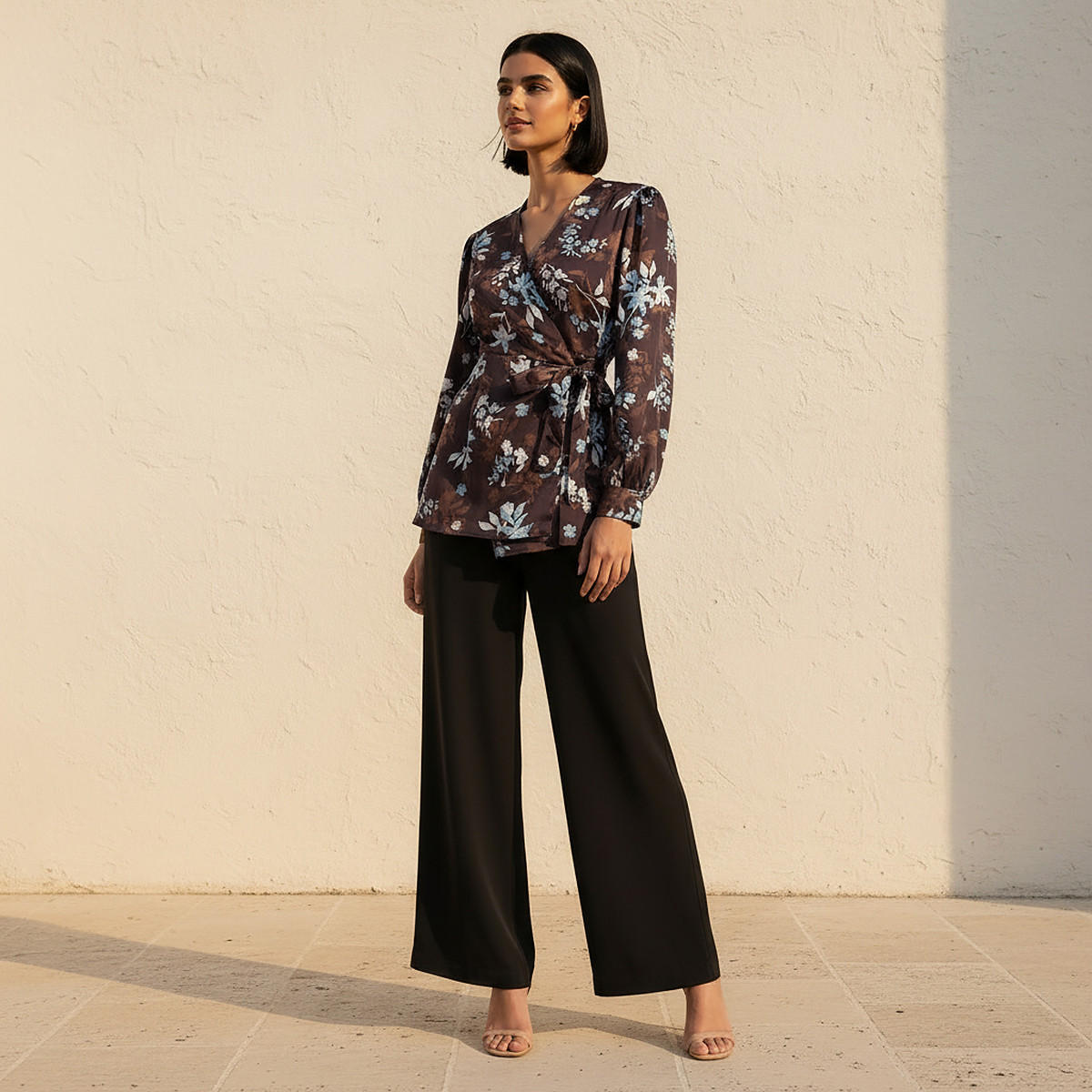 Iconic Relaxed Fit Wrap Top with Floral Print-women-clothing-shirtsandblouses-blouses-image-3