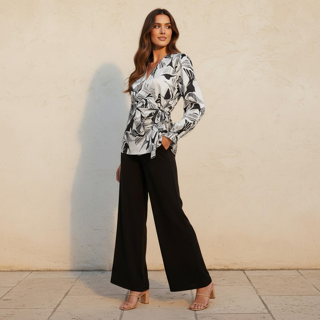 Iconic Relaxed Fit Printed Wrap Top-women-clothing-shirtsandblouses-blouses-image-3