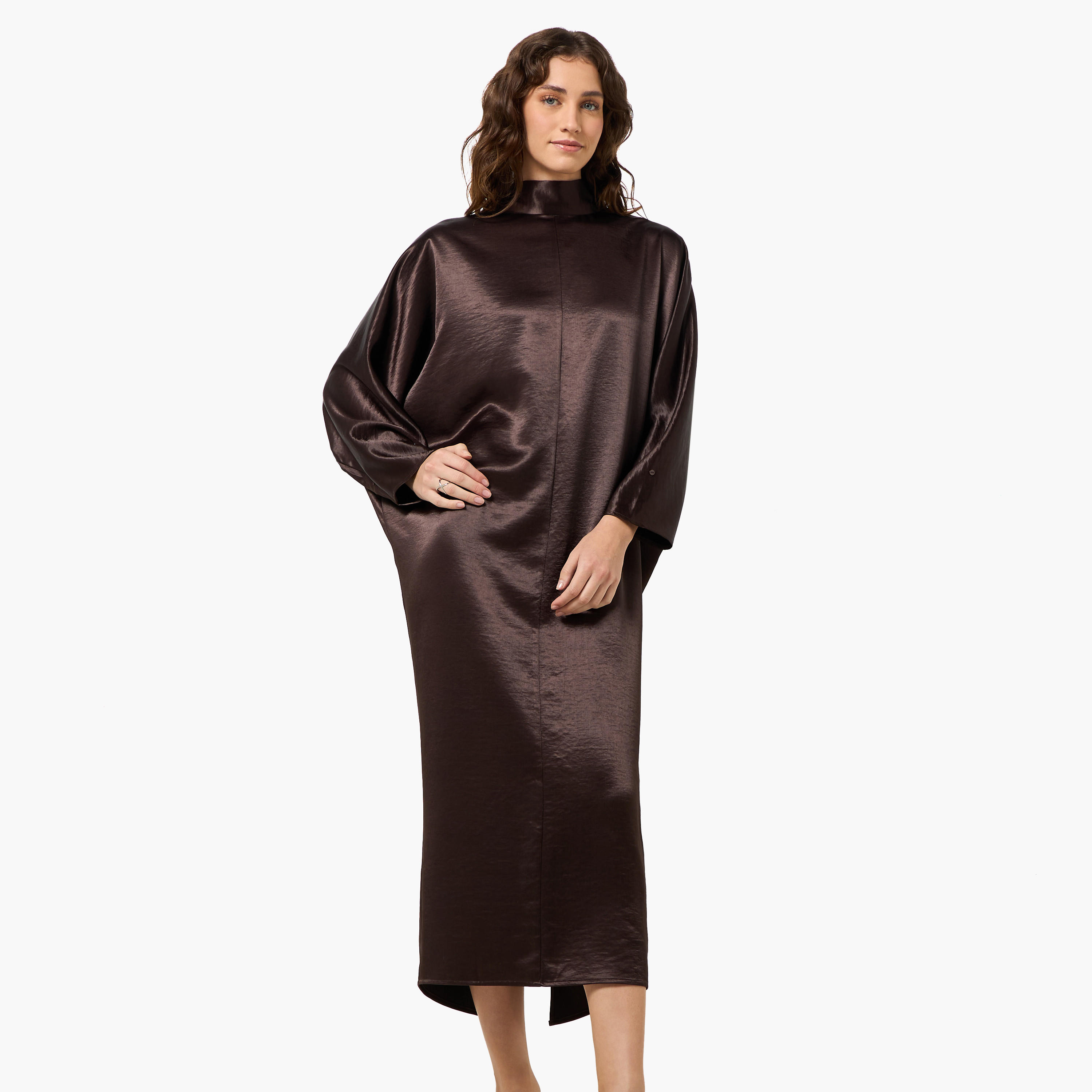 فستان قفطان ميدي بفتحة من آيكونيك-women-clothing-dresses-image-3