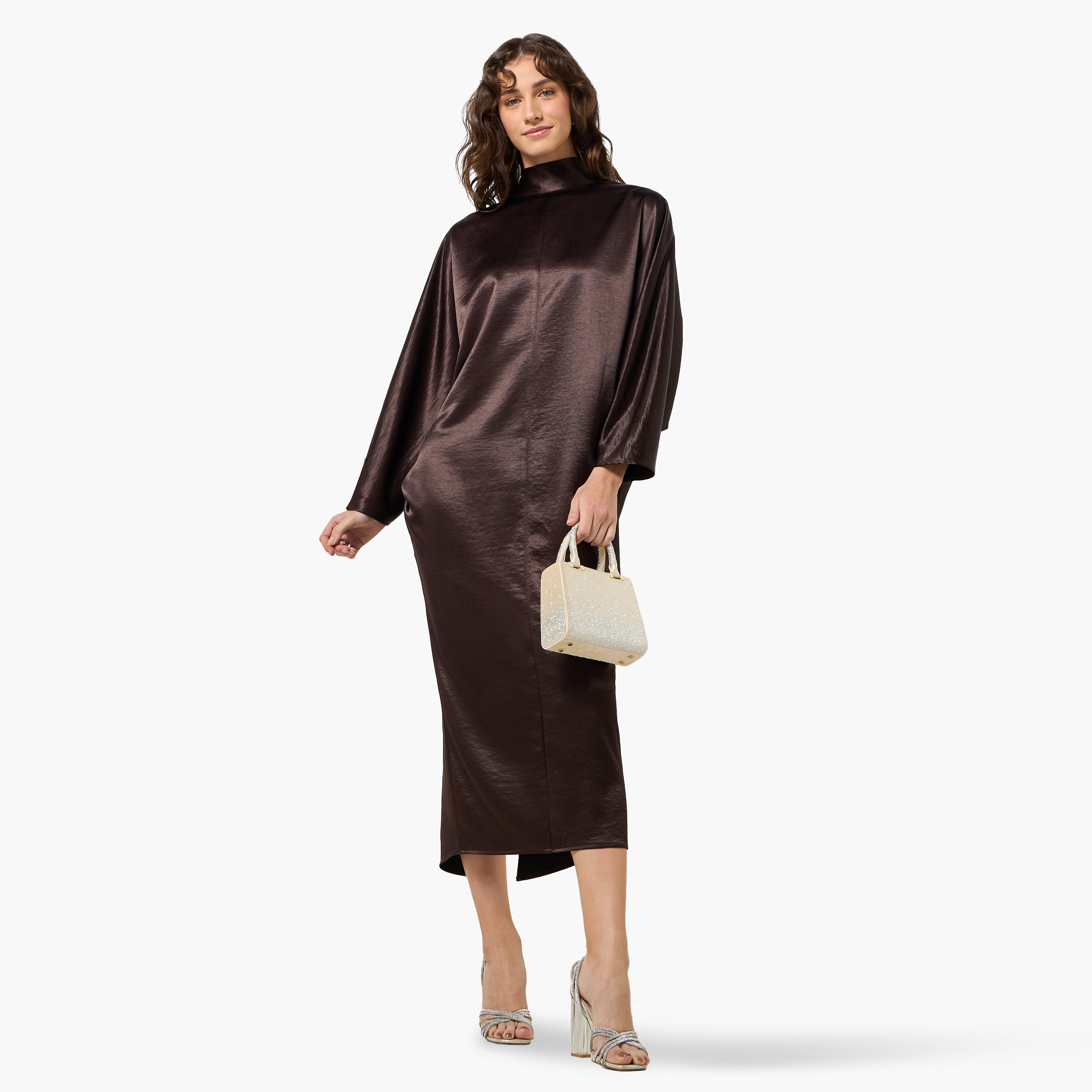 فستان قفطان ميدي بفتحة من آيكونيك-women-clothing-dresses-image-4