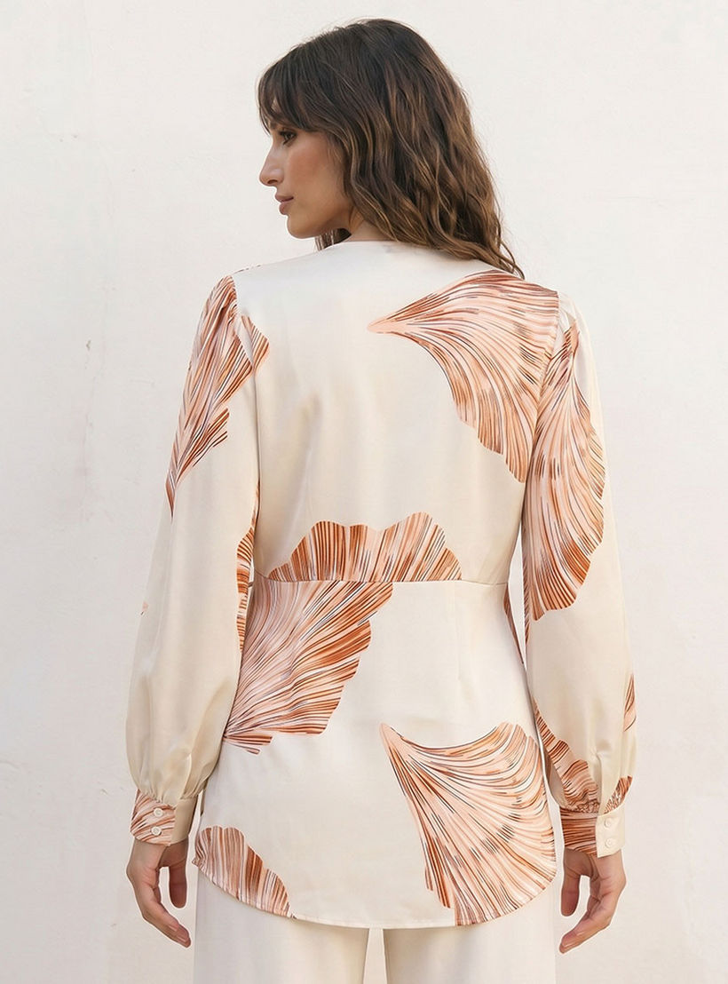 Splash Iconic Wrap Top with Print-women-clothing-shirtsandblouses-blouses-image-4