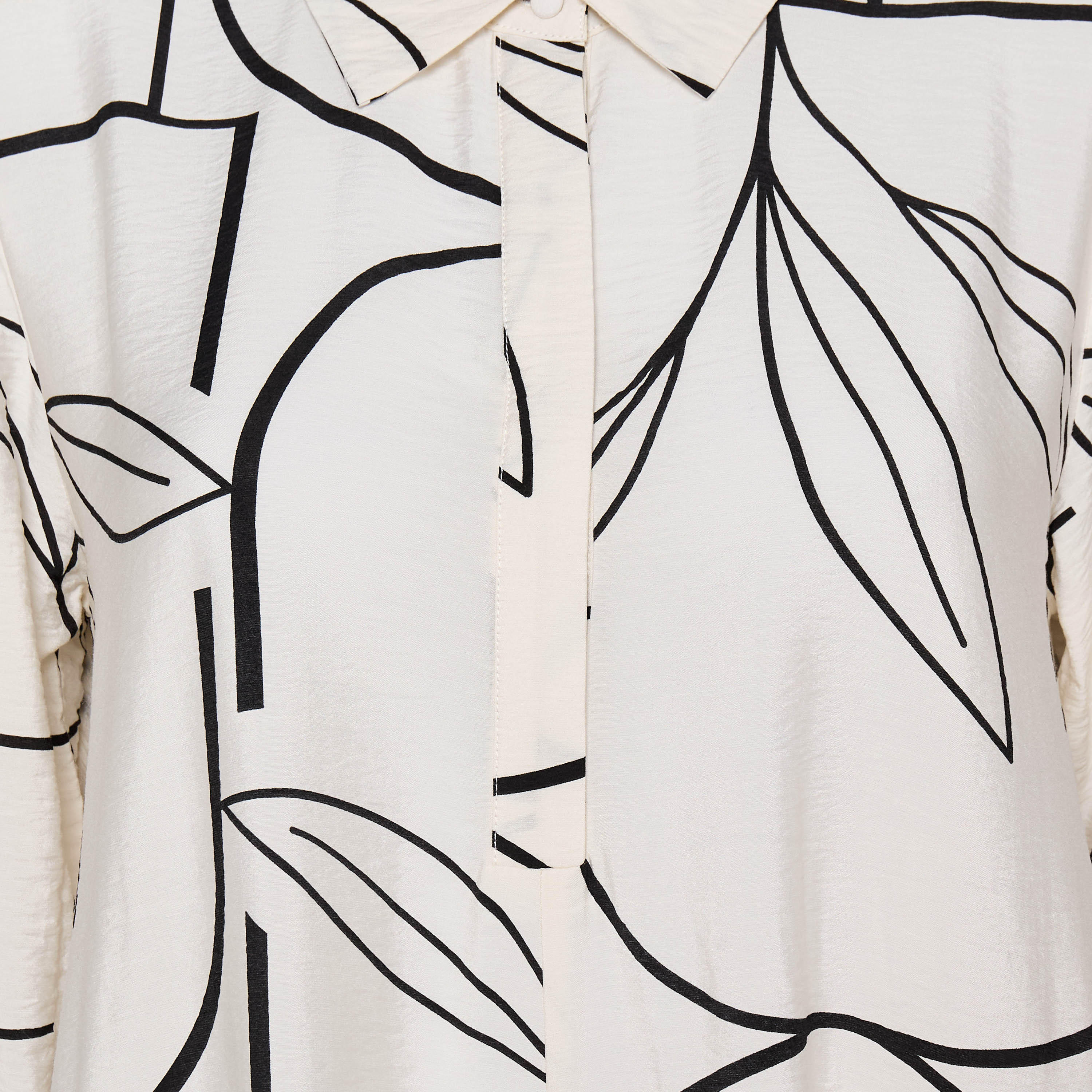 Iconic Printed A-line Women Dress with Concealed Placket-women-clothing-dresses-image-2
