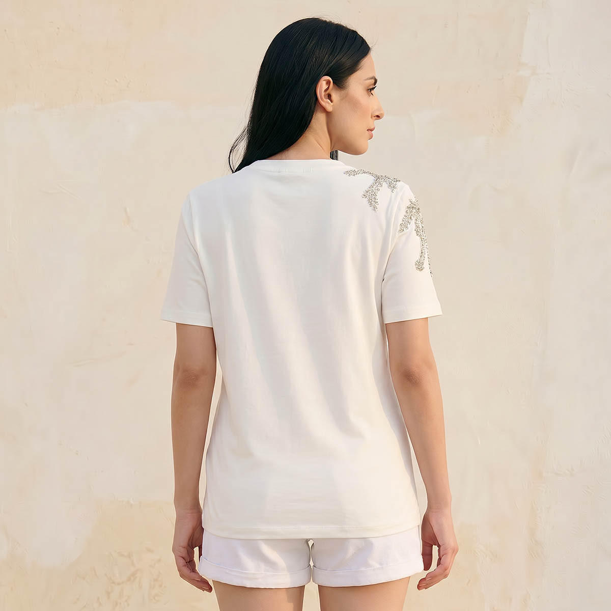 Iconic Relaxed Fit T-shirt with Embellishment-women-clothing-tshirts-image-4
