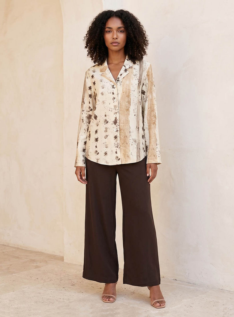 Iconic Regular Fit Notch Lapel Shirt-women-clothing-shirtsandblouses-shirts-image-5