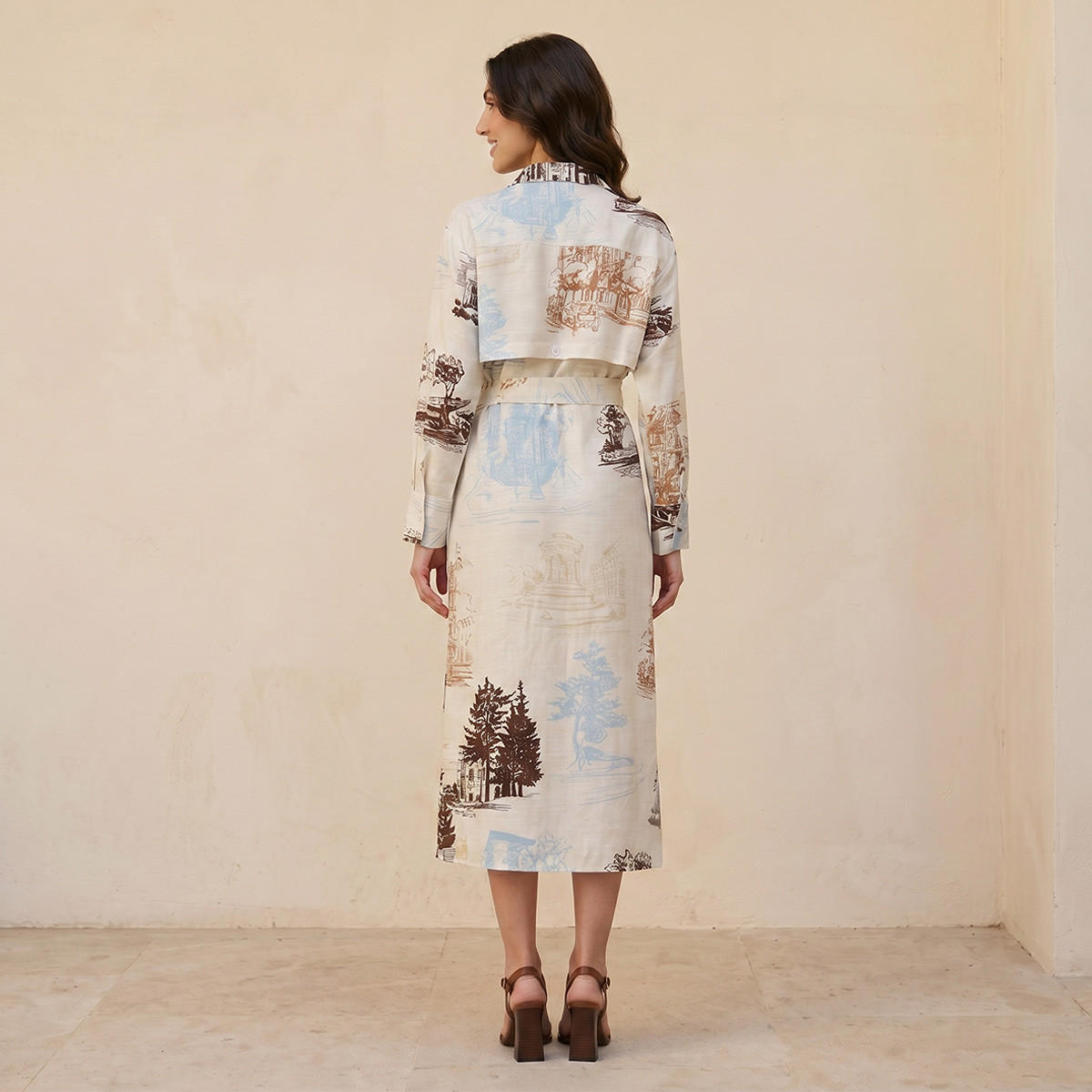 Splash Iconic Printed Wrap Dress-women-clothing-dresses-image-4