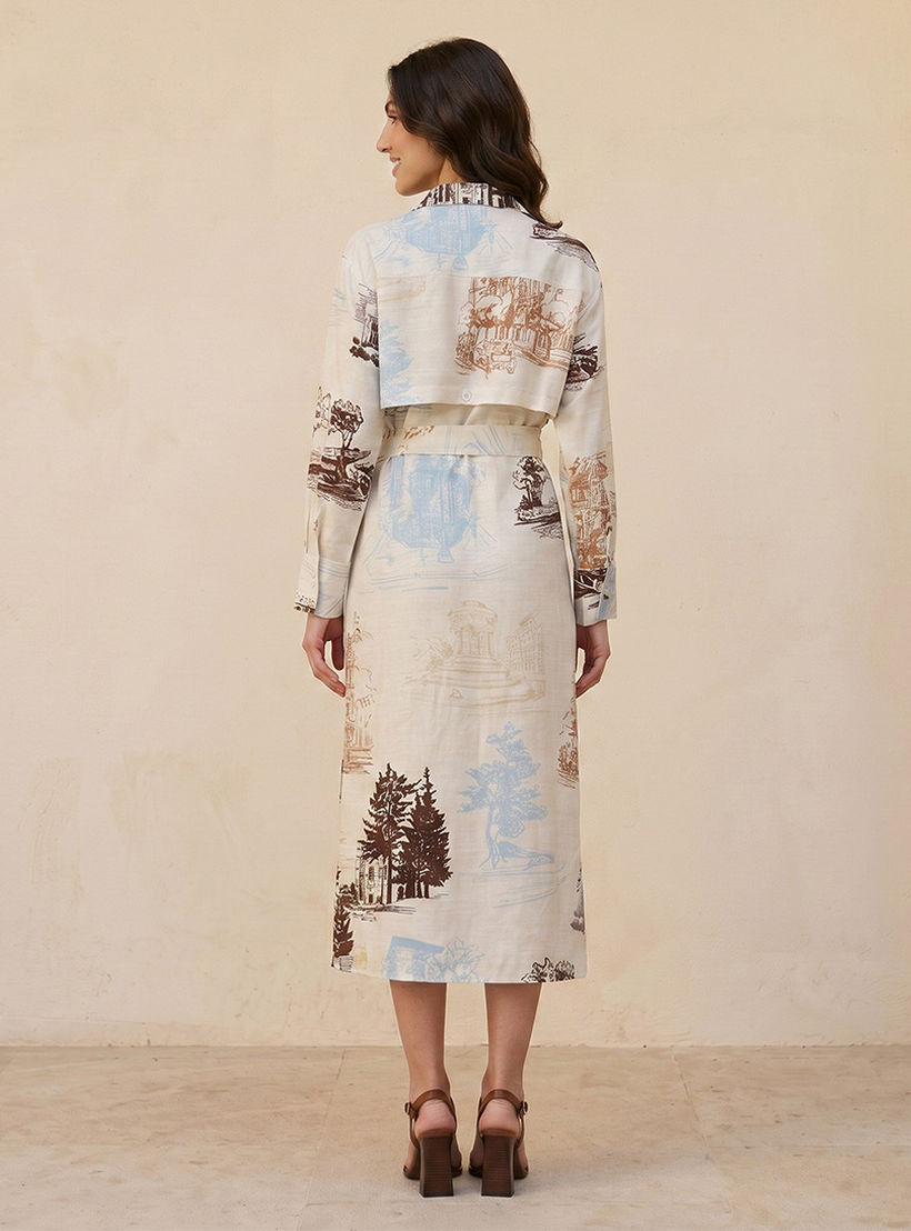 Splash Iconic Printed Wrap Dress-women-clothing-dresses-image-4