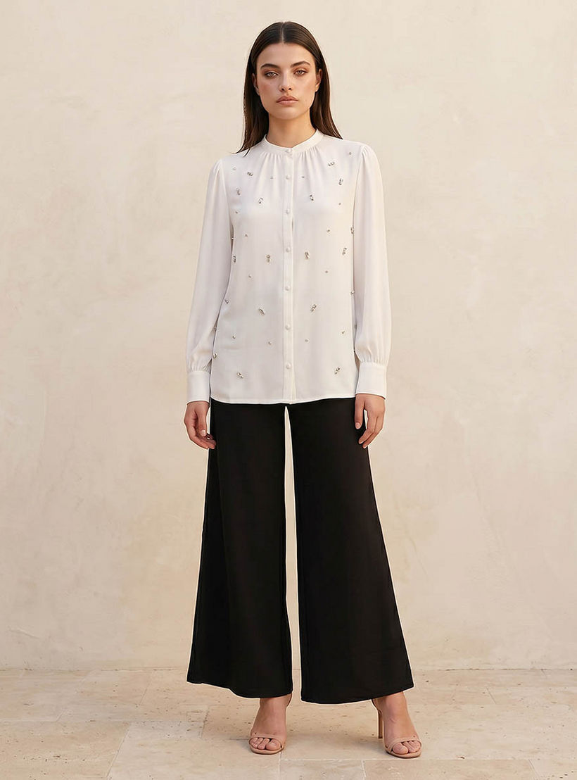 بلوزة مزينة من آيكونيك-women-clothing-shirtsandblouses-blouses-image-3