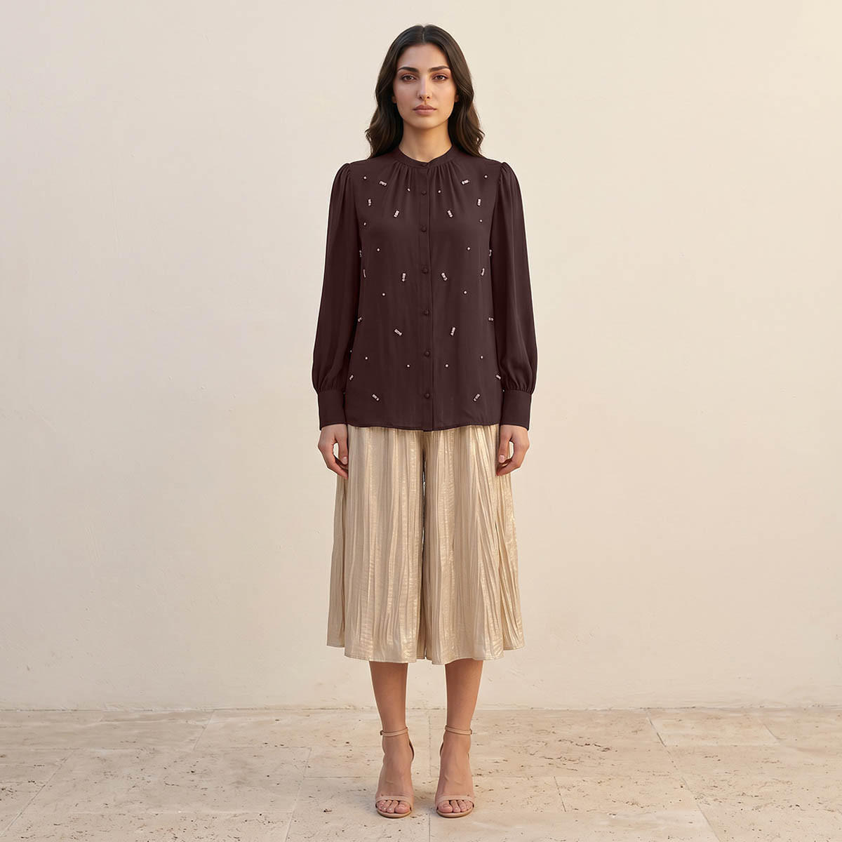 بلوزة مزينة من آيكونيك-women-clothing-shirtsandblouses-blouses-image-3