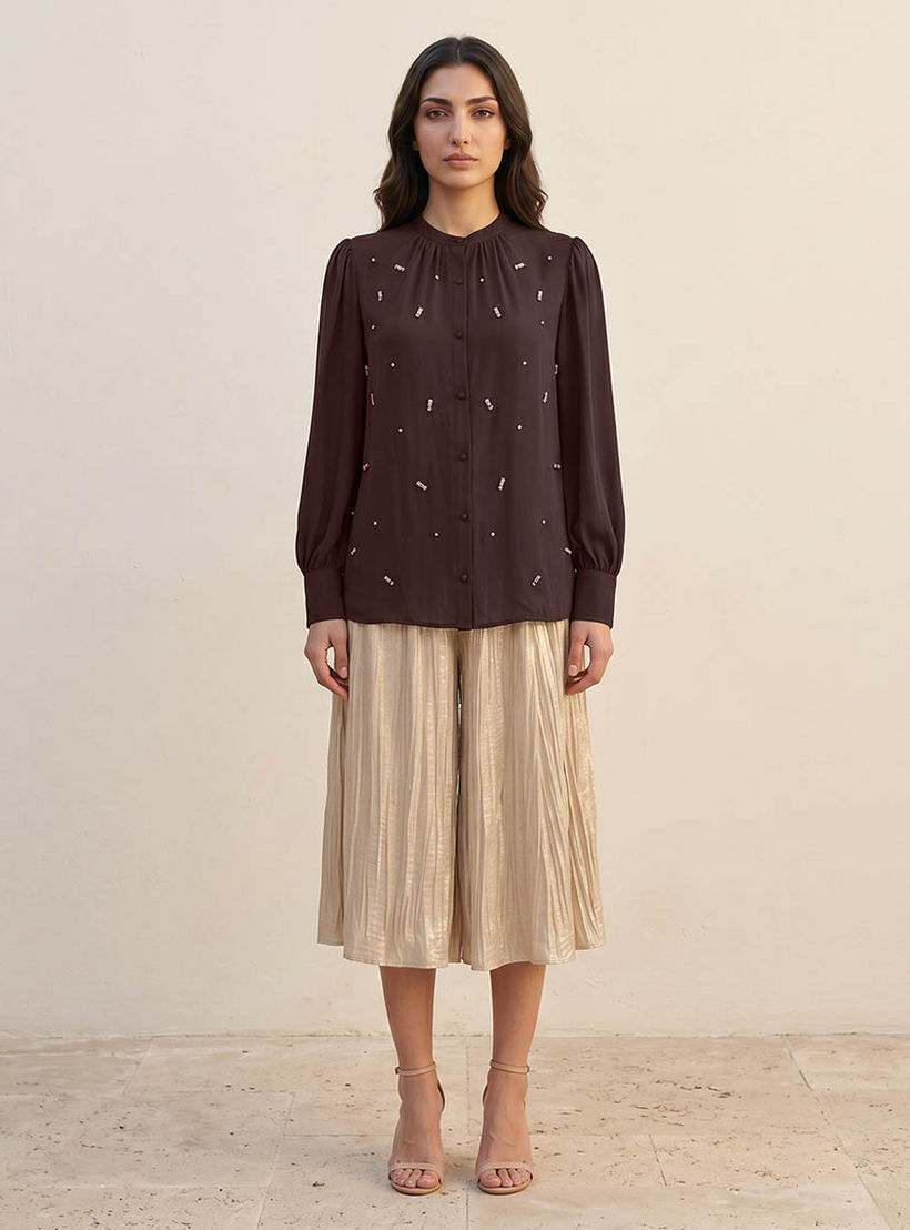 بلوزة مزينة من آيكونيك-women-clothing-shirtsandblouses-blouses-image-3