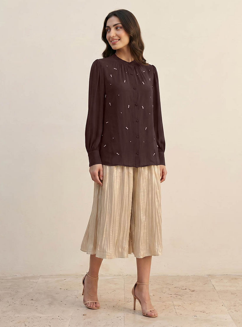 بلوزة مزينة من آيكونيك-women-clothing-shirtsandblouses-blouses-image-5