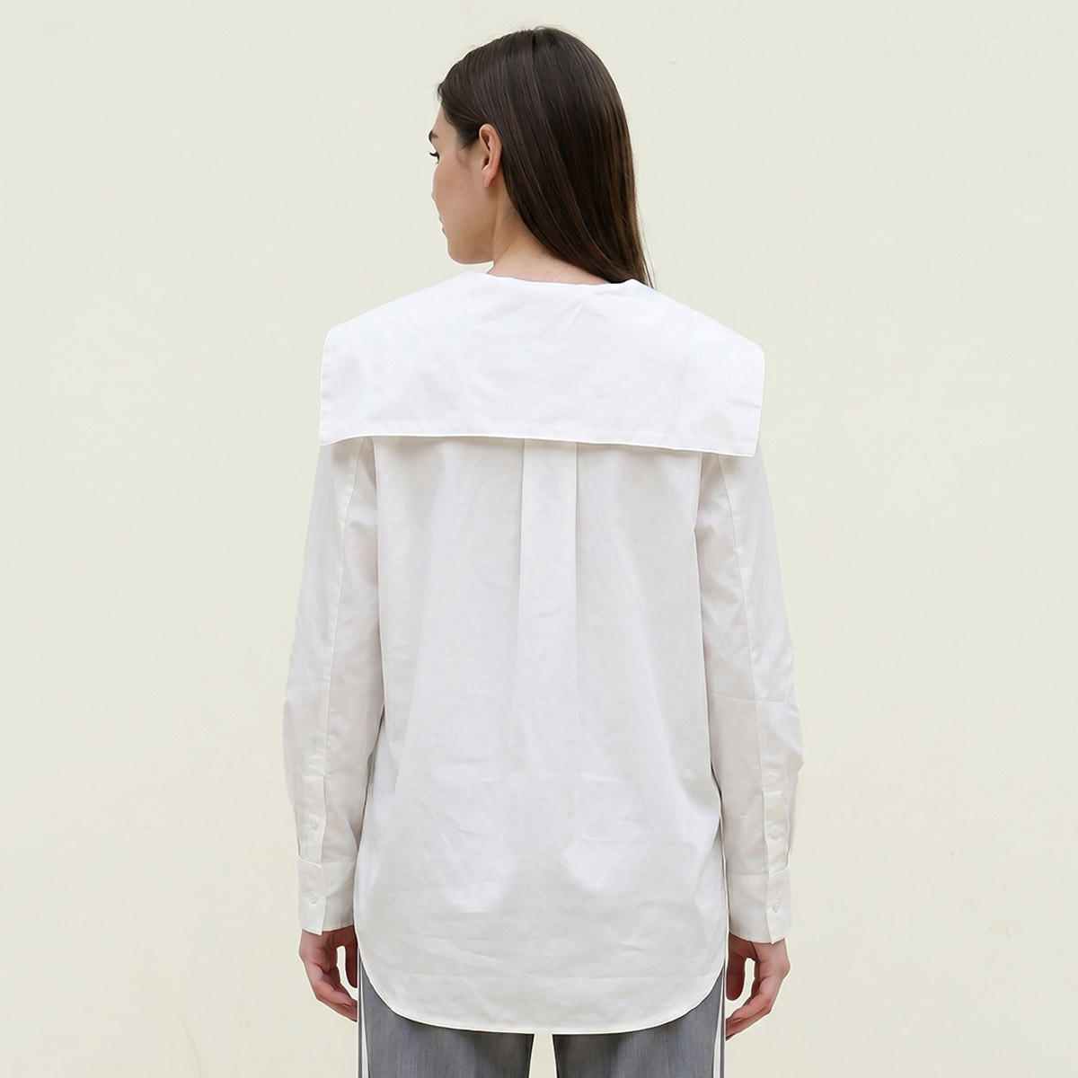 Splash Iconic Cotton Shirt Sailor Collar-women-clothing-shirtsandblouses-shirts-image-4
