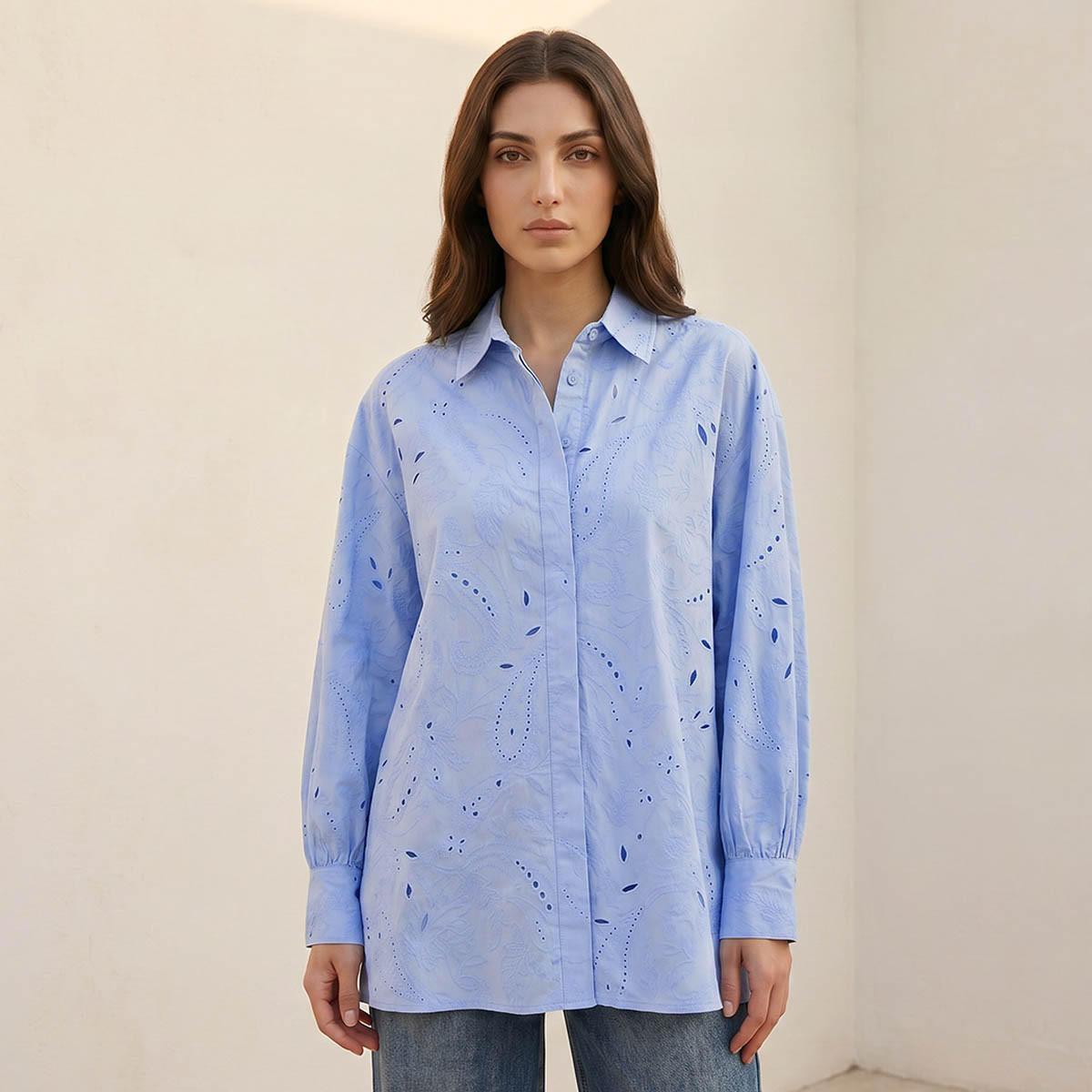 Iconic Cotton Shirt Cutwork-women-clothing-shirtsandblouses-shirts-image-1
