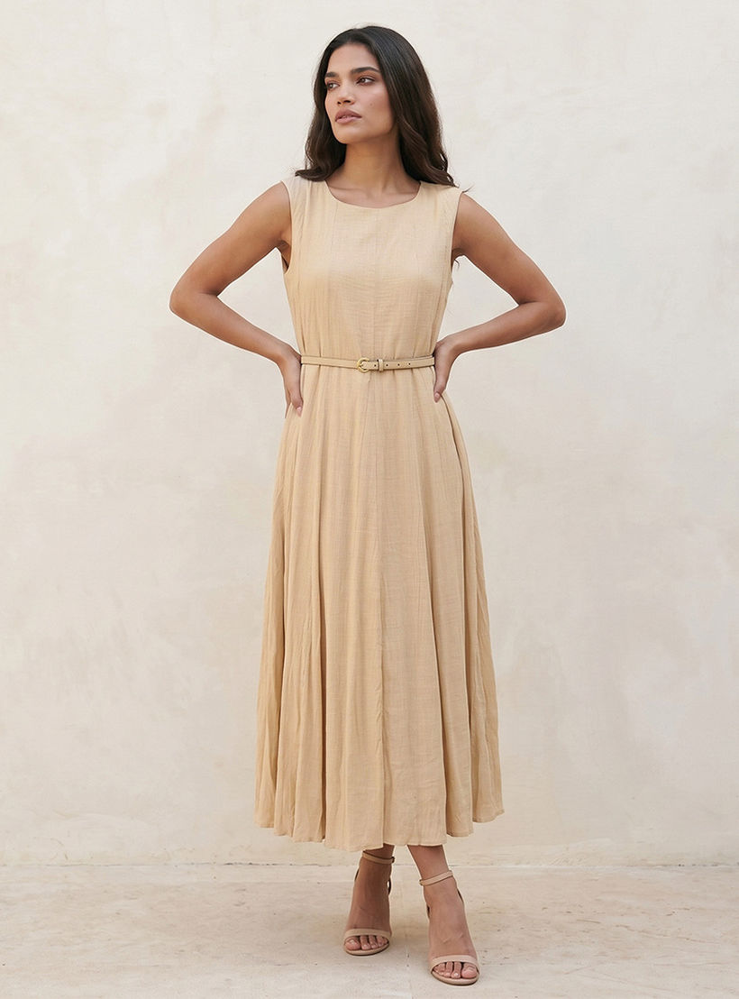 فستان إيه لاين ماكسي من سبلاش آيكونيك-women-clothing-dresses-image-1
