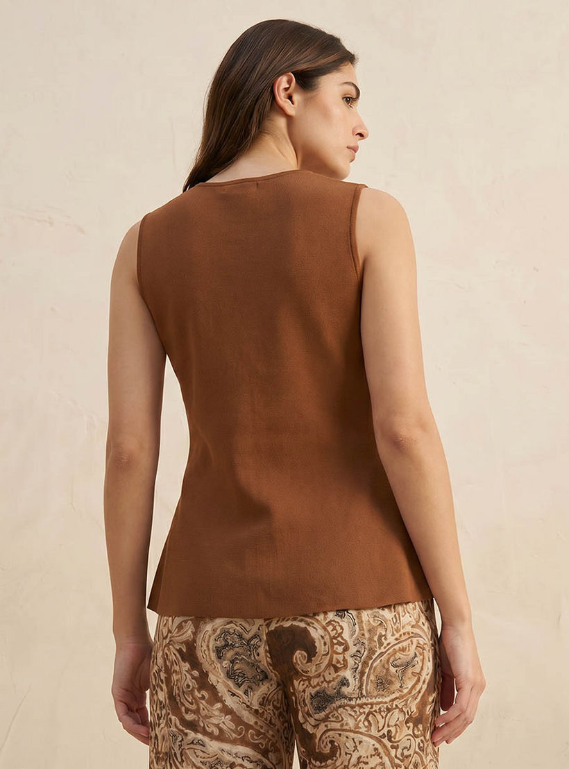 Iconic Peplum Top with Buttoned Placket-women-clothing-shirtsandblouses-blouses-image-4