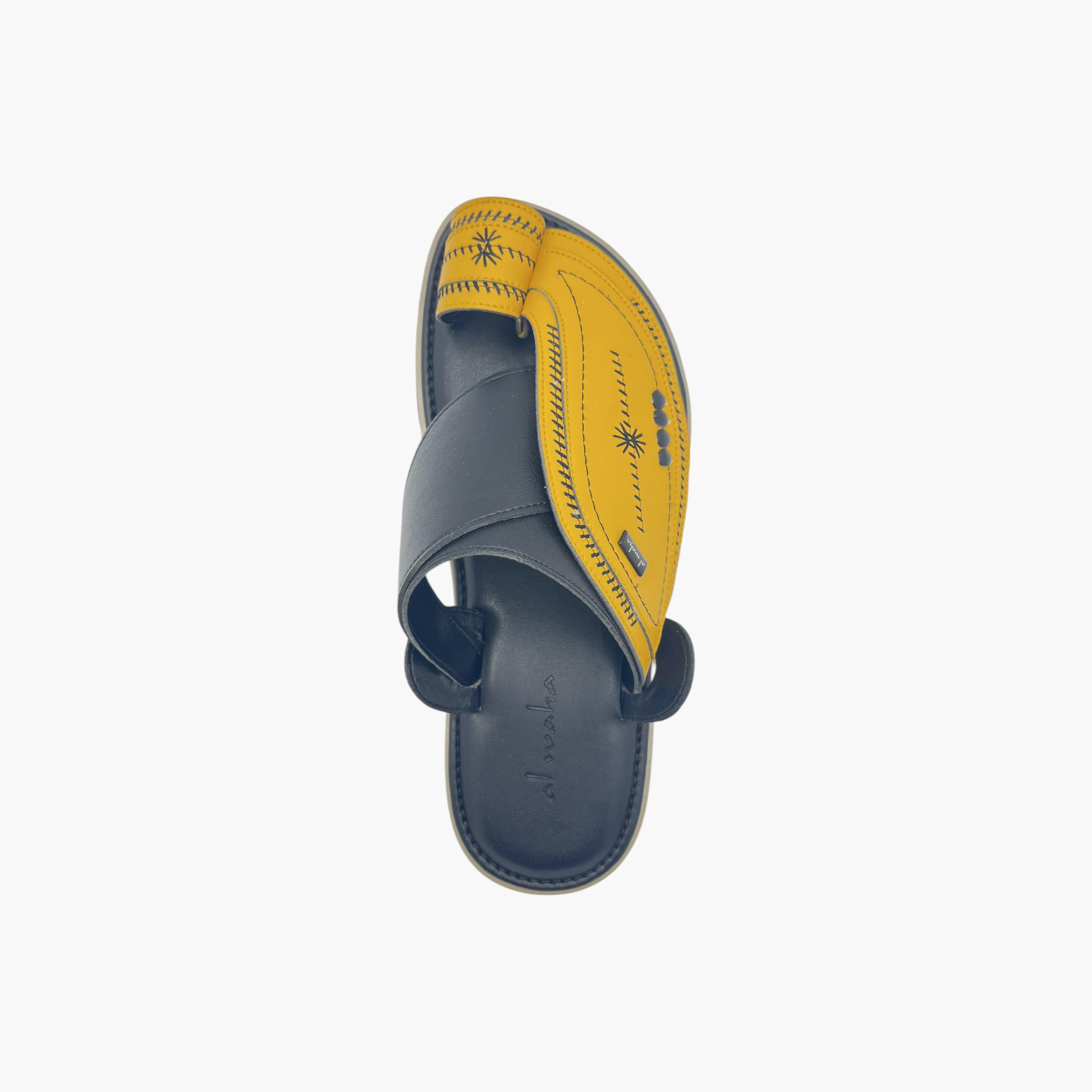 Al Waha Embroidered Slip-On Arabic Sandals-men-shoes-sandals-image-3